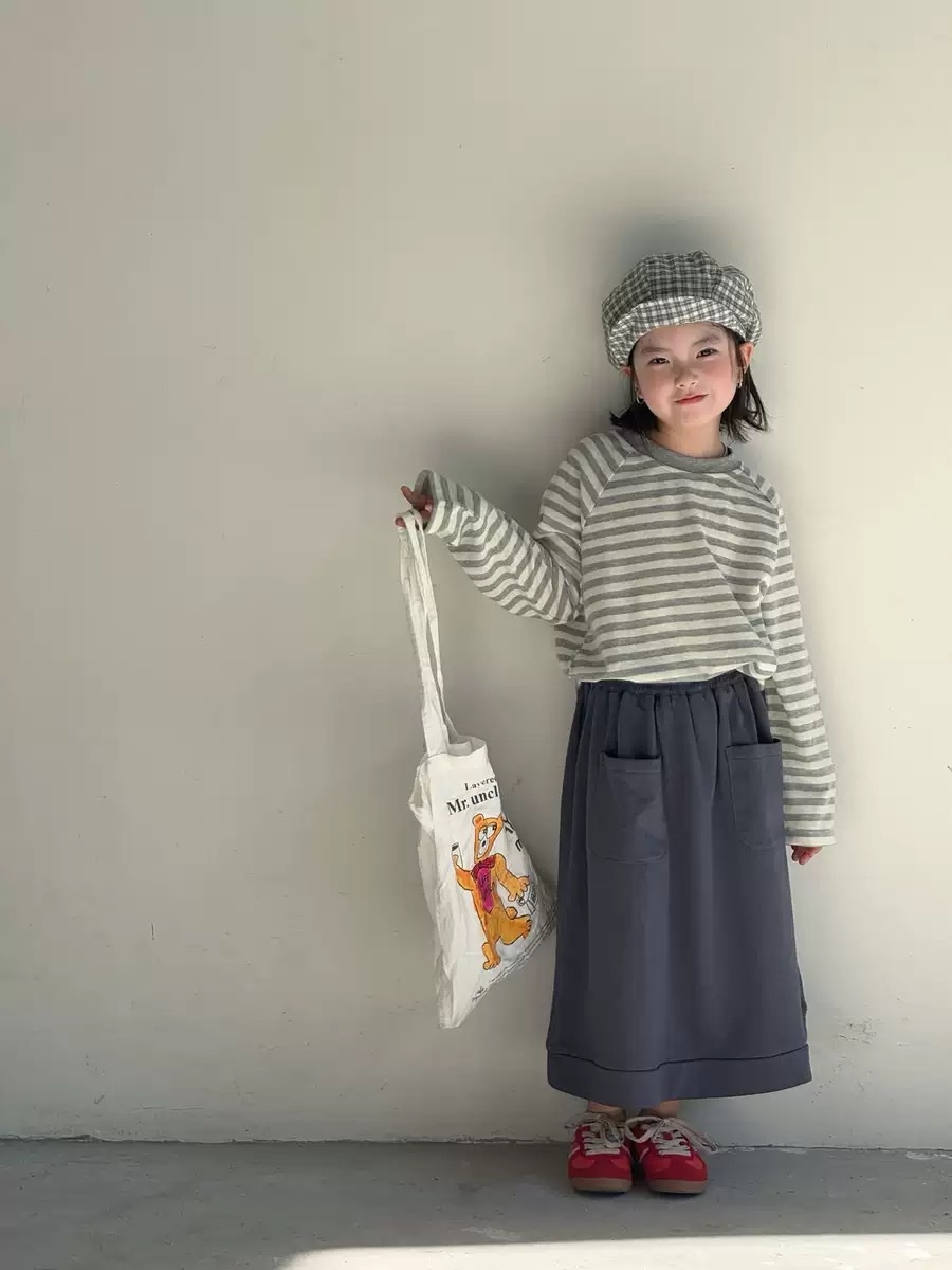 深藍圓舞曲口袋裙