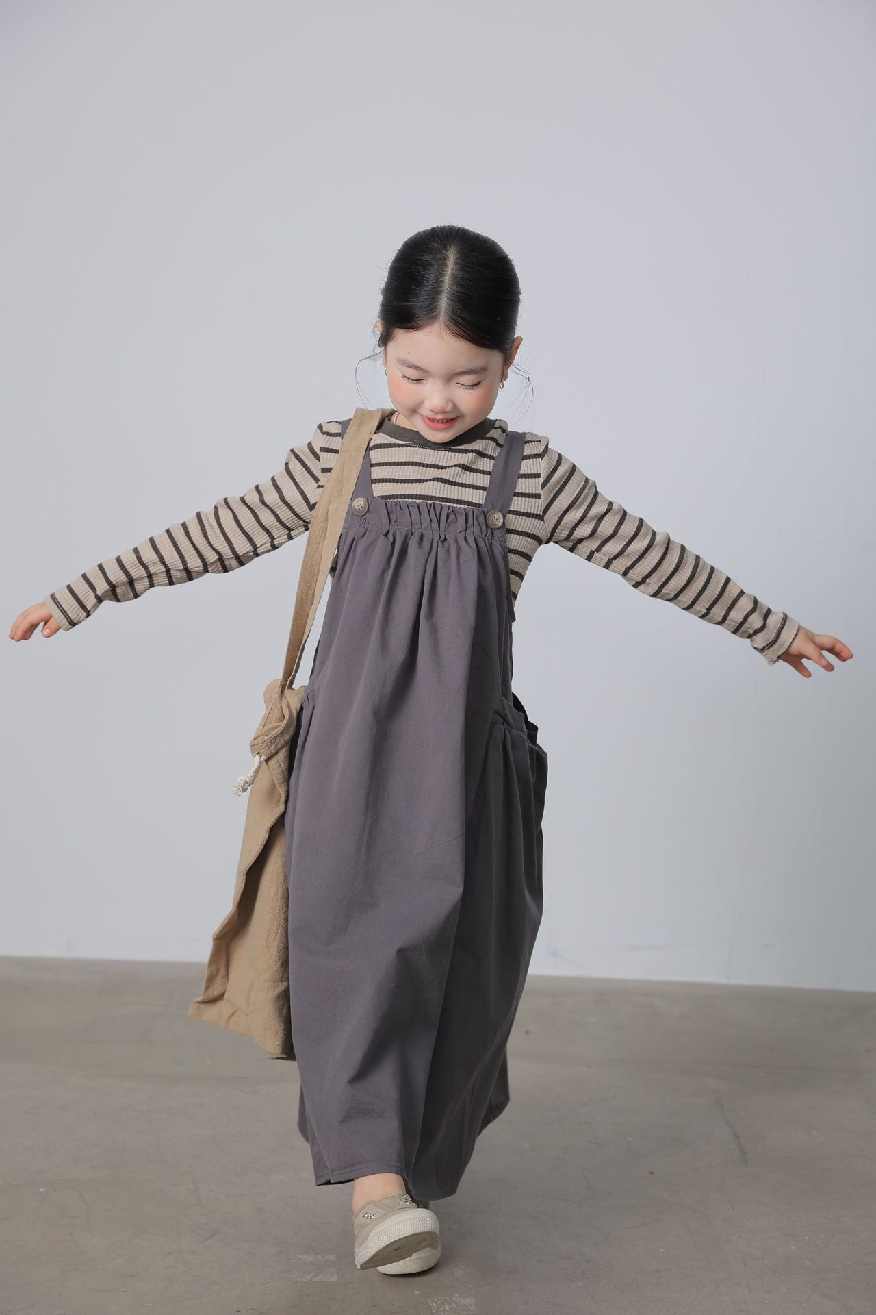 親子裝_日系撞色條紋上衣