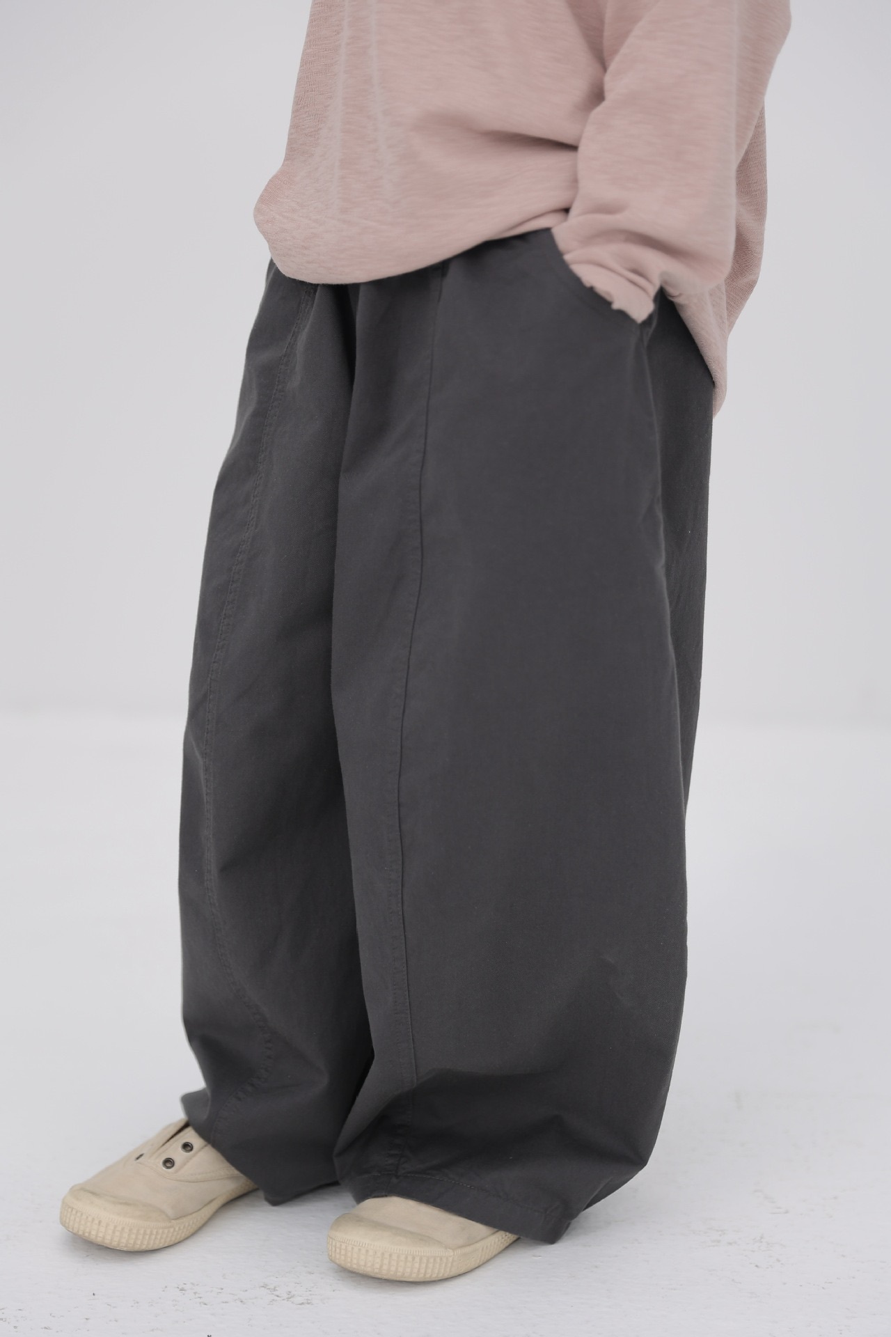 親子裝_純棉工裝彎刀褲