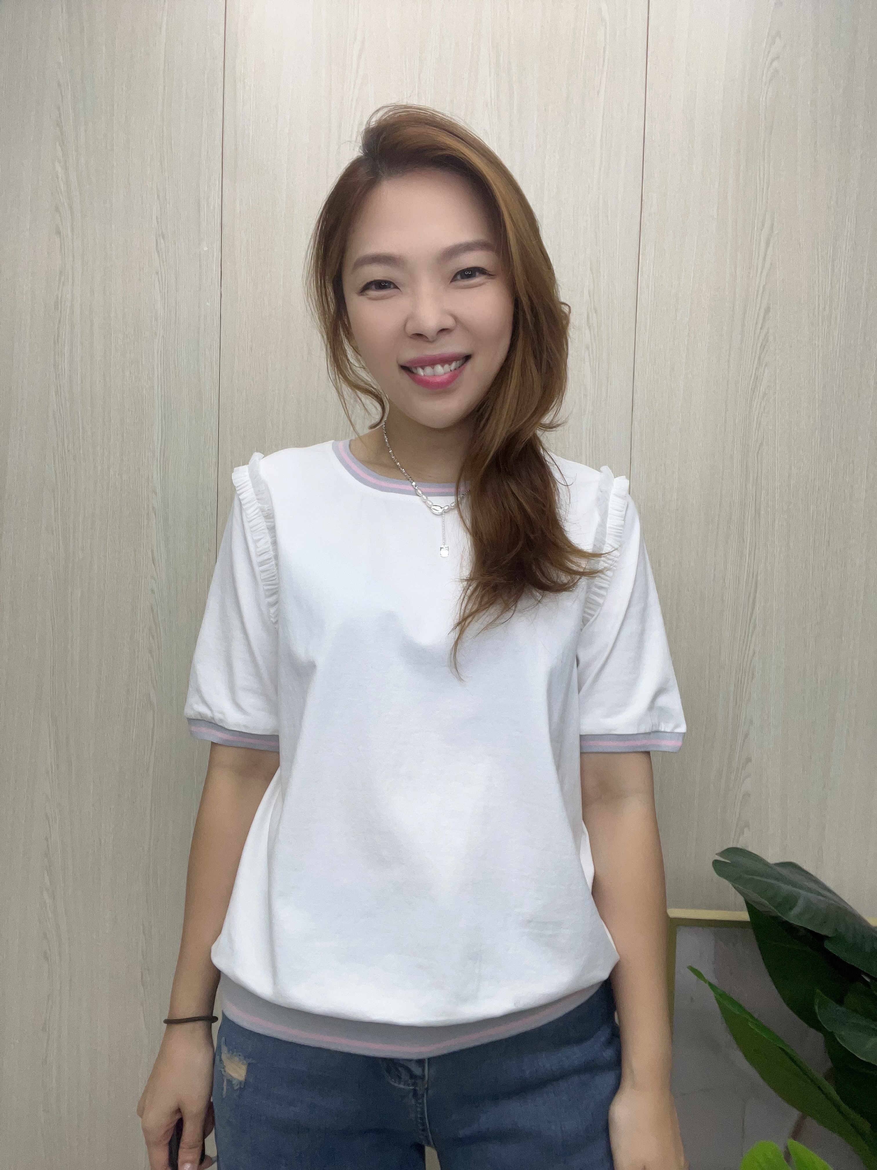 韓國高質拼料Comme top~145AL