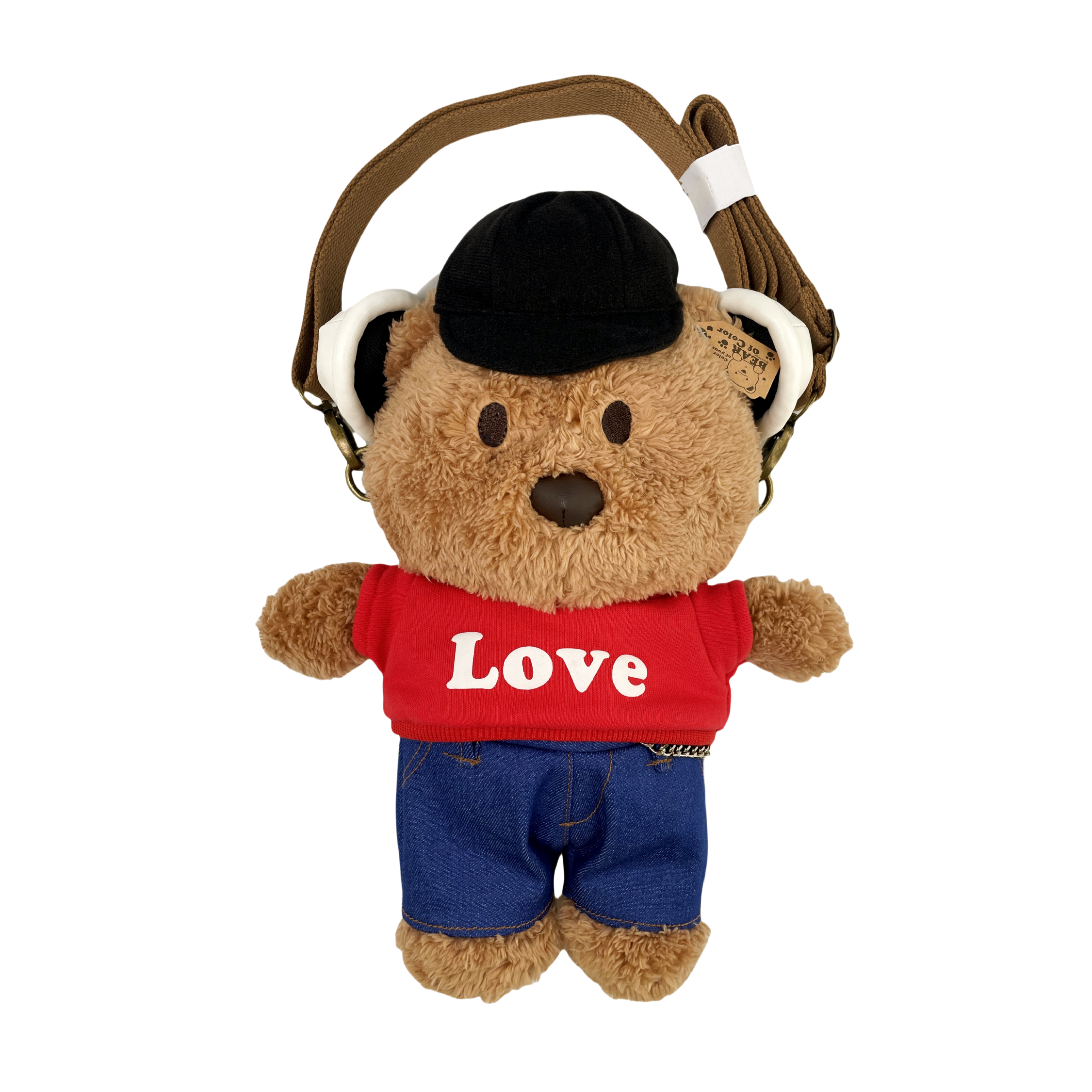 BOC 長毛斜挎袋 - 戴耳機