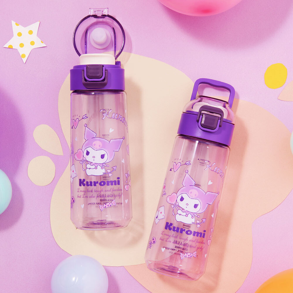 三麗鷗酷洛米Tritan彈蓋式水瓶-620ml