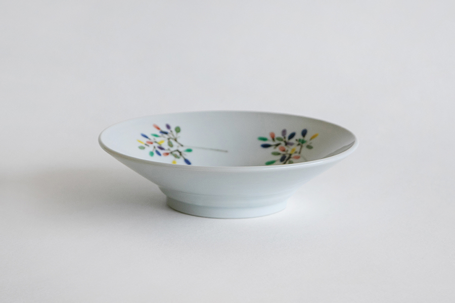 德永遊心 - 彩繪彩梢並 6寸粗邊皿