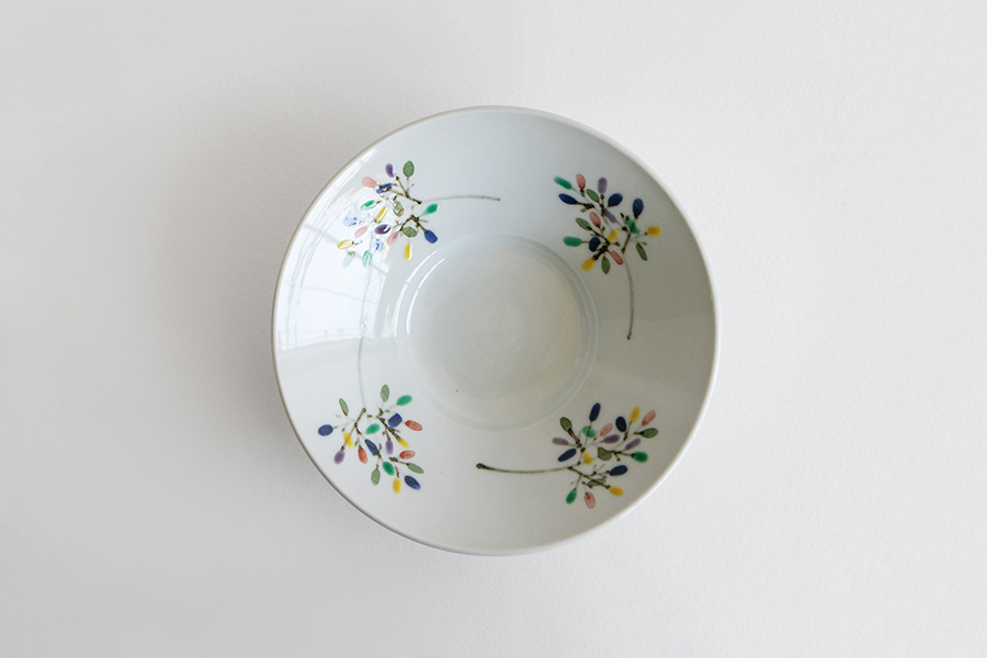 德永遊心 - 彩繪彩梢並 6寸粗邊皿