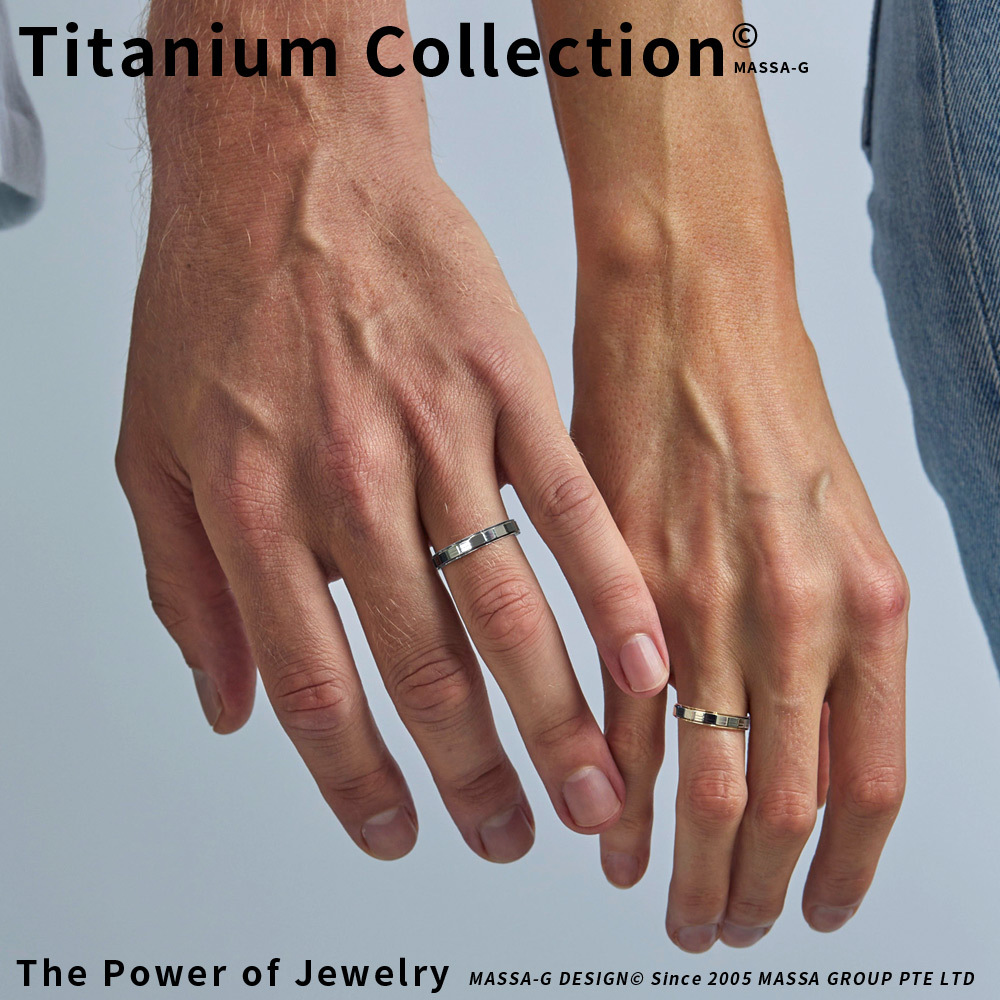 MASSA-G DECO純鈦系列【簡約】鈦金女戒