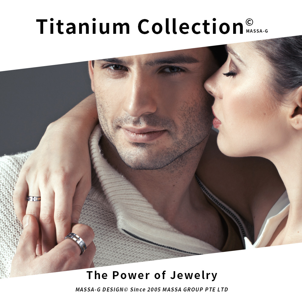 MASSA-G DECO系列【Waltz圓舞曲】純鈦戒指