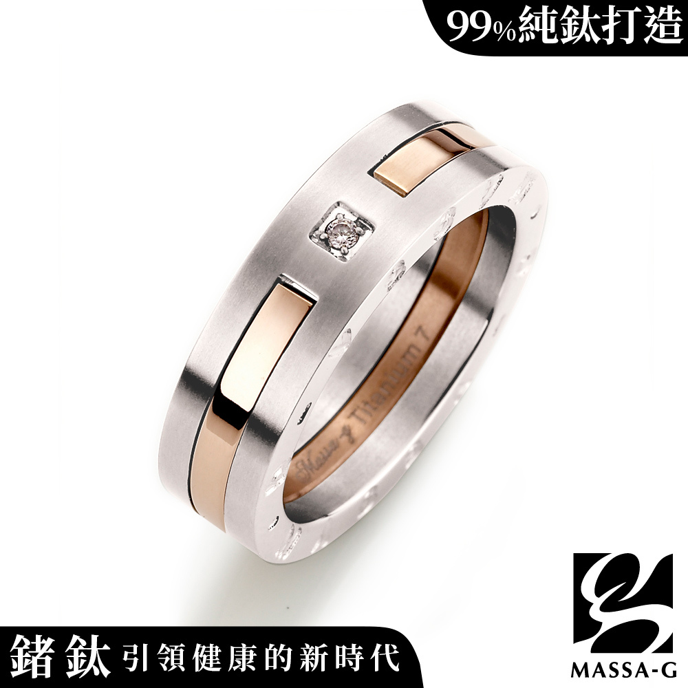 MASSA-G DECO系列【Waltz圓舞曲】純鈦戒指