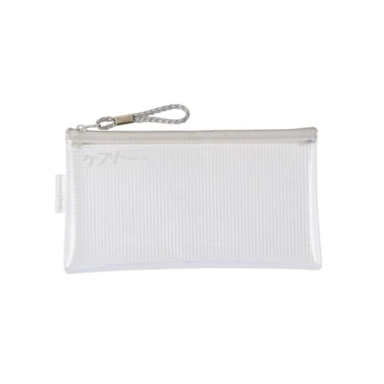 Raymay Kept片假名字體網眼筆袋/ 霧灰色