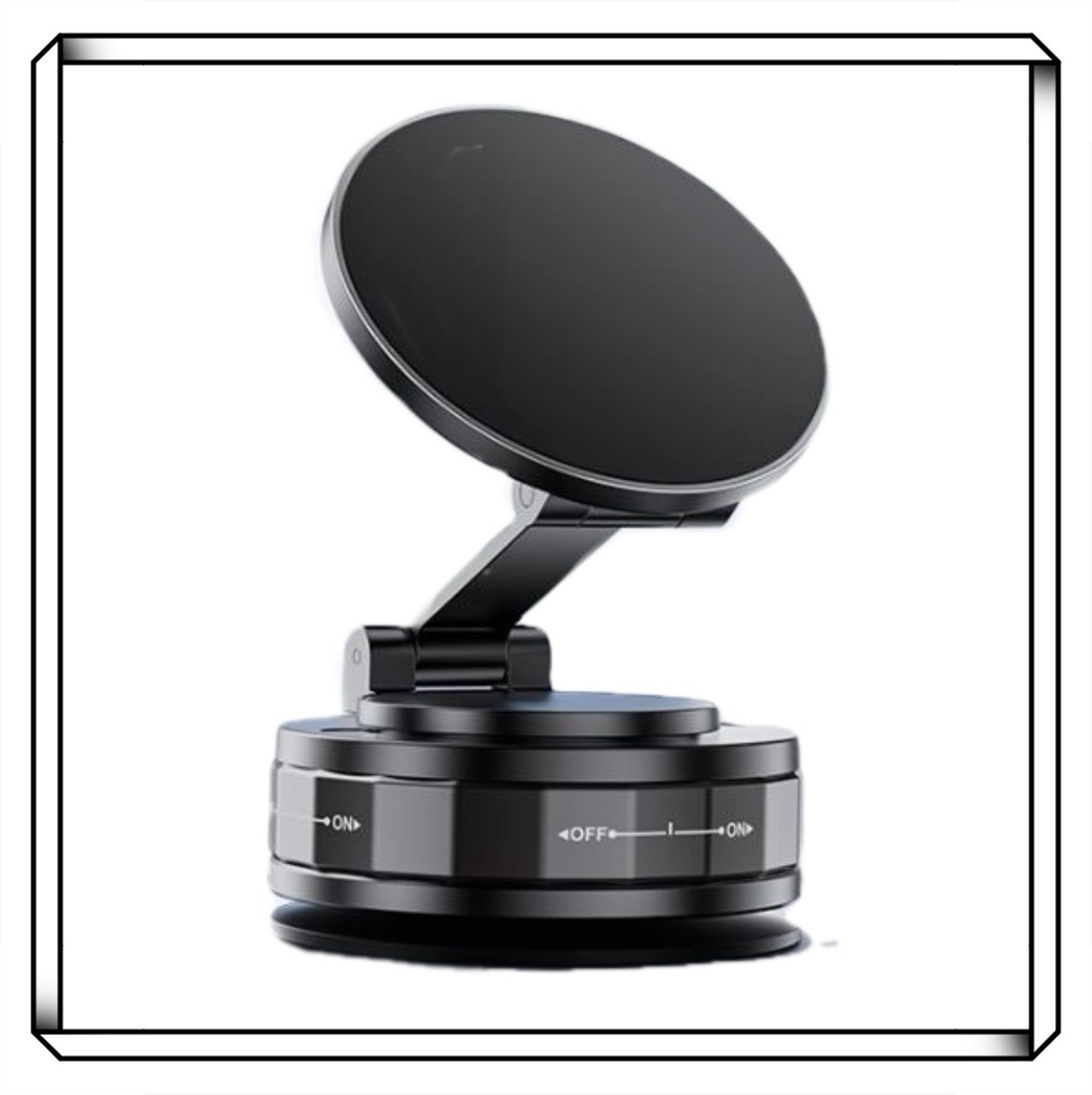 真空磁吸支架 車載 車用 汽車導航 Magsafe 多功能 手機支架 懶人可摺叠