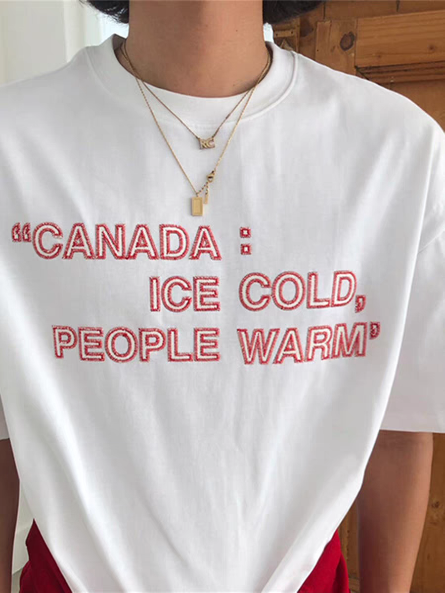 世界級刺繡短袖T恤