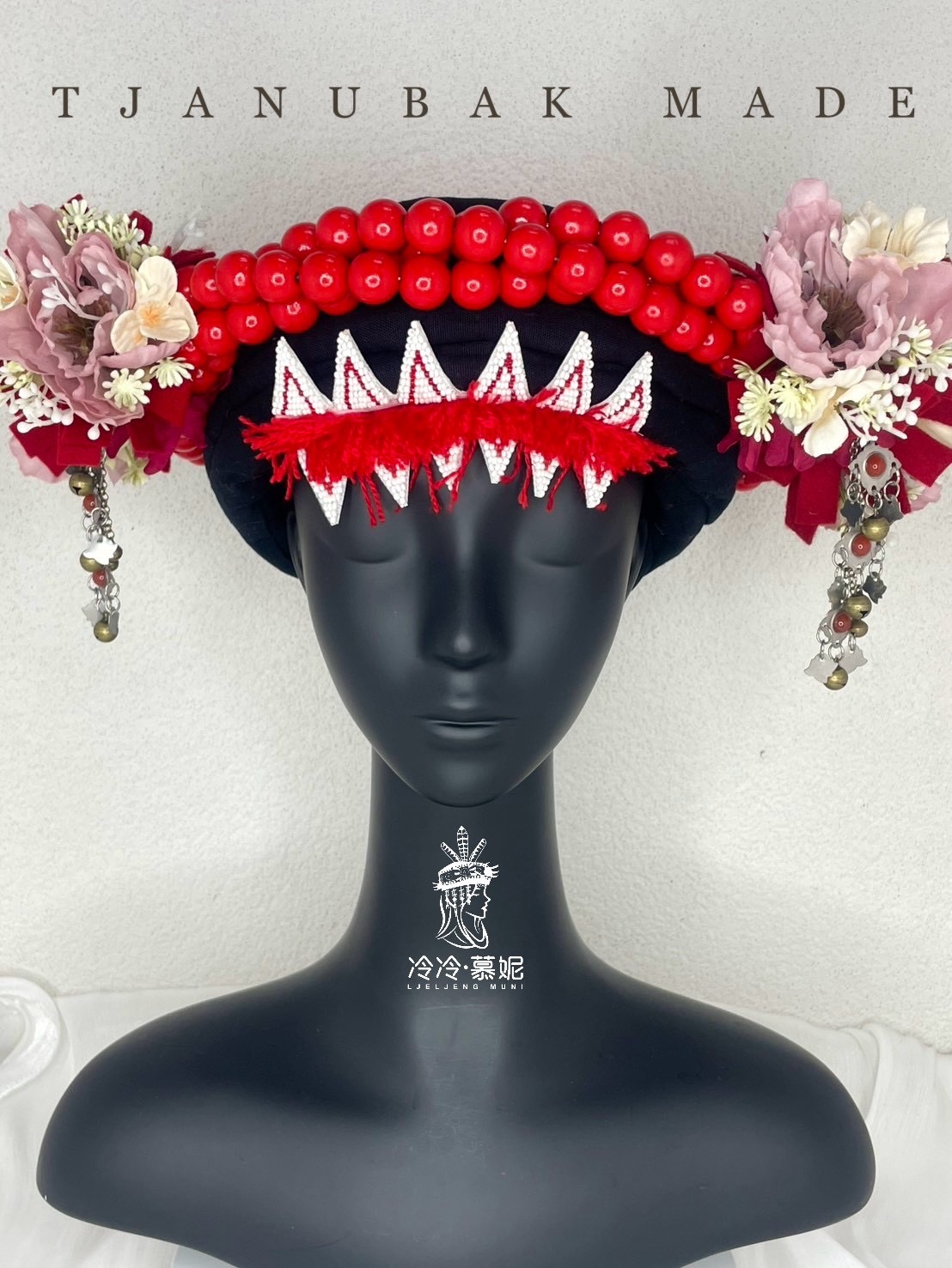 W-No.81木珠配花轉珠頭飾