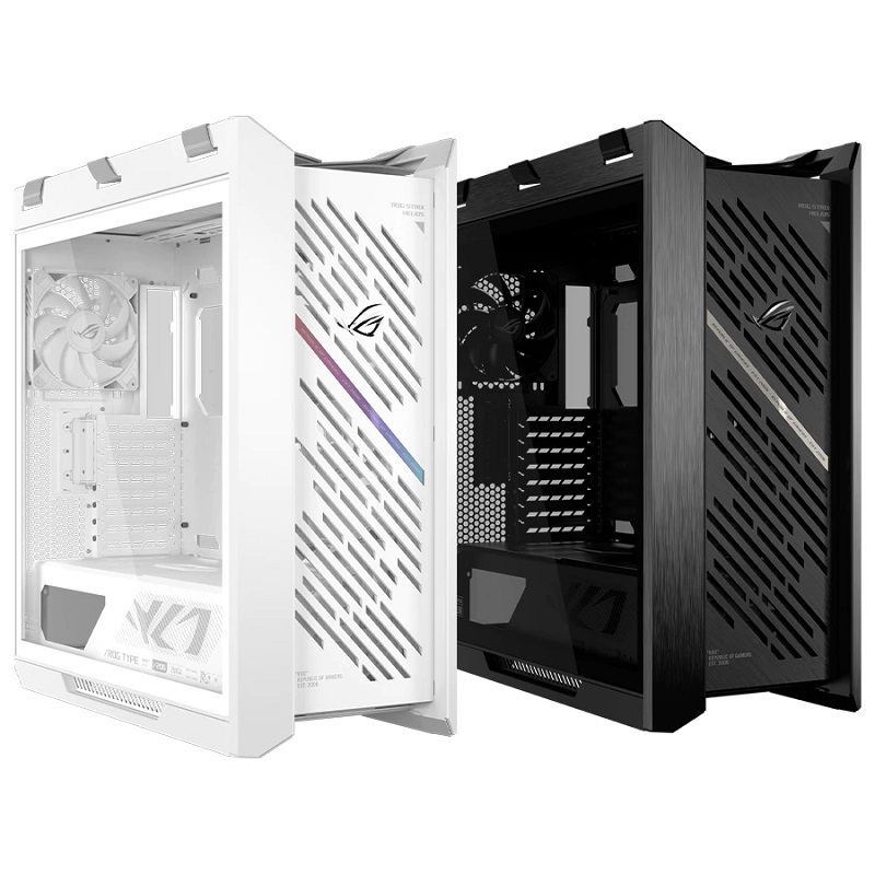 米特3C數位–ASUS 華碩 ROG Strix Helios II GX601S 太陽神中塔機箱 黑/潮競白