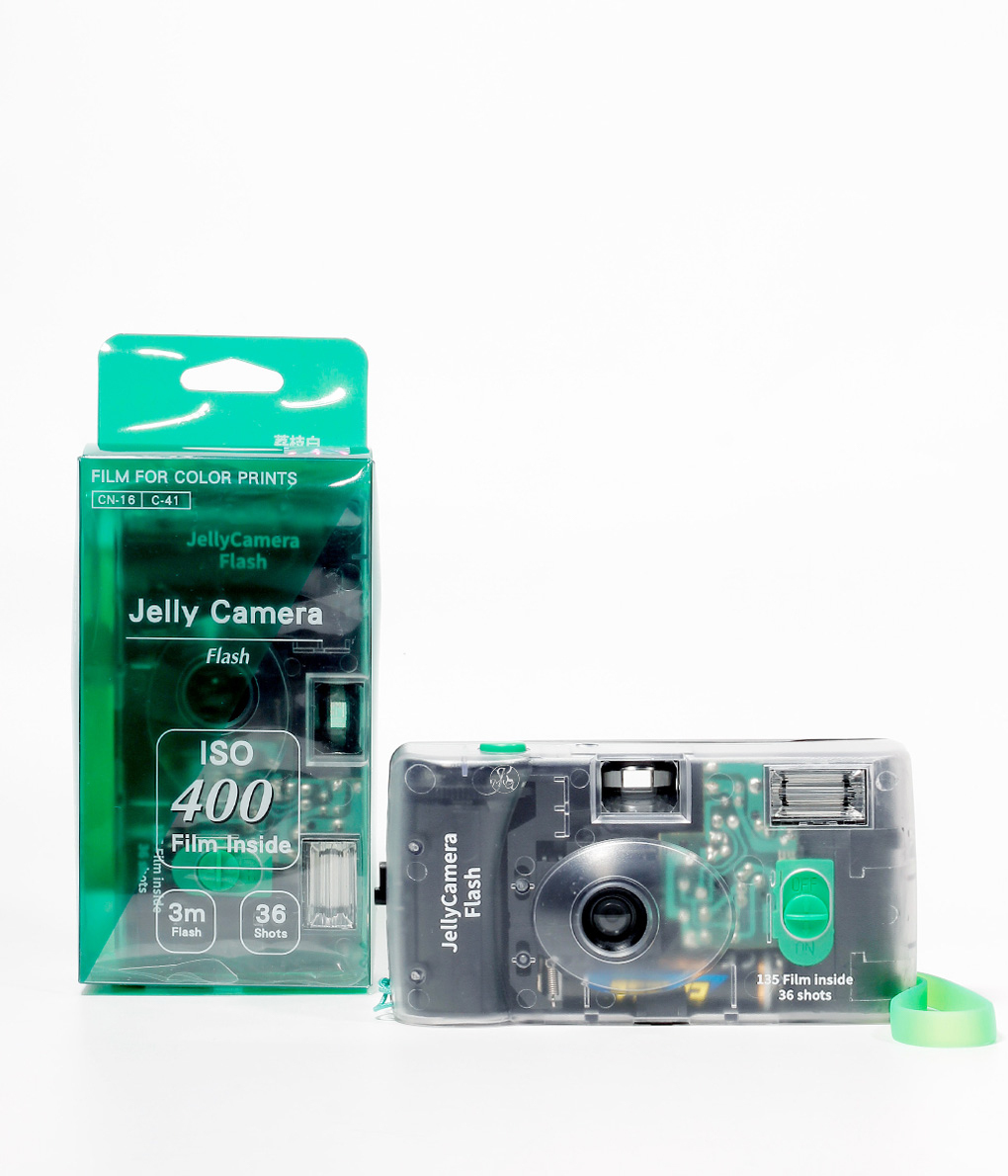 FUJIFILM 果凍即可拍相機-荔枝白 (36張底片)