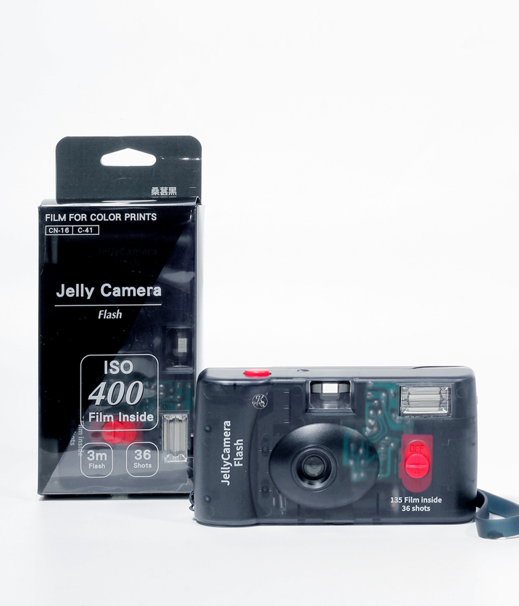 FUJIFILM 果凍即可拍相機-桑葚黑 (36張底片)