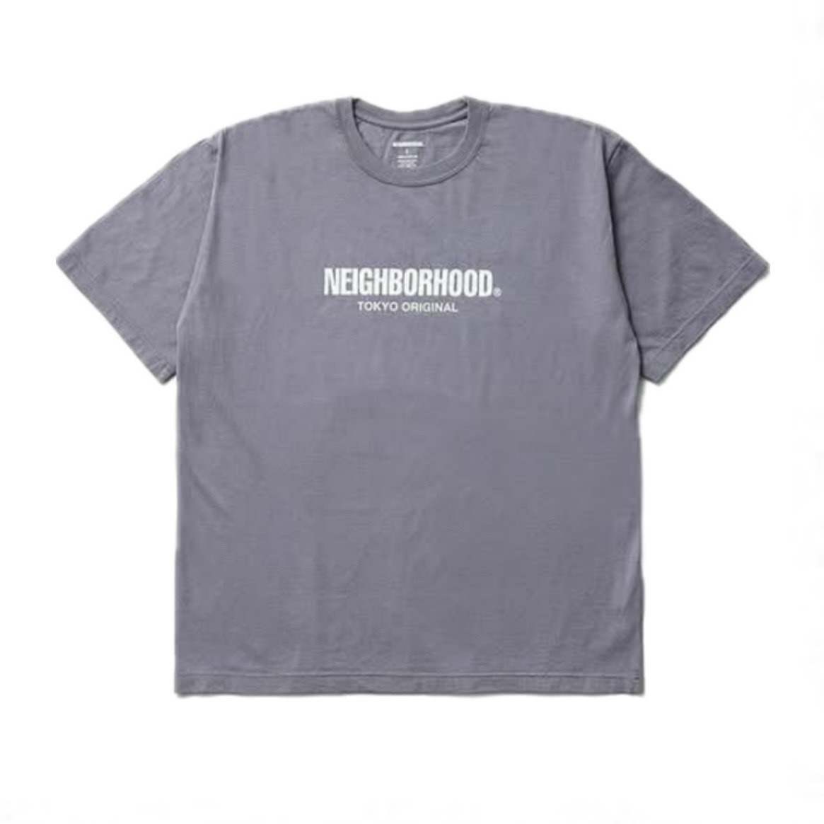 -(B3d02)-NEIGHBORHOOD X DSM SPOT T TOKYO LOGO 東京 銀座 字體 短Ｔ黑色/灰色-251PCNH-ST22S
