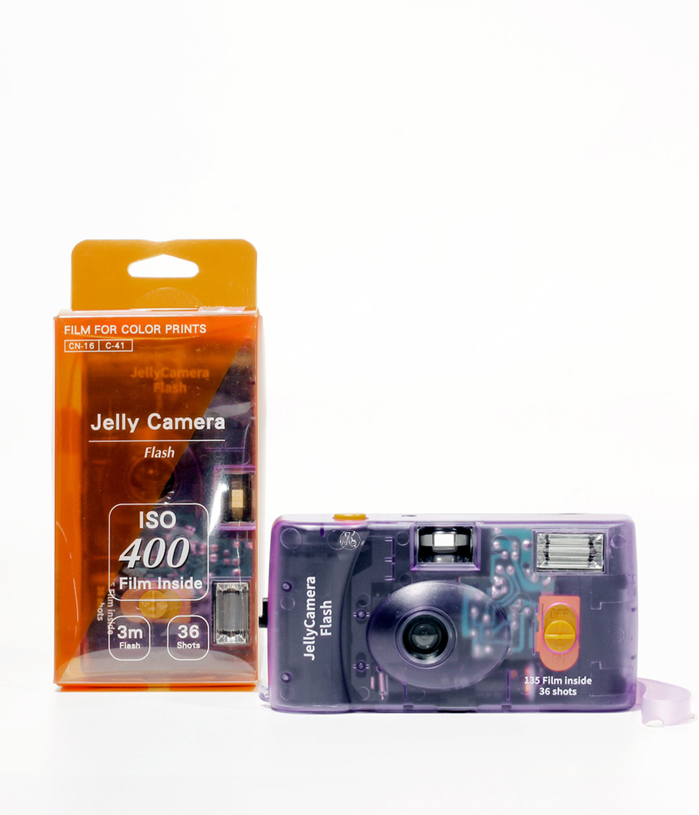 FUJIFILM 果凍即可拍相機-山竹紫 (36張底片)