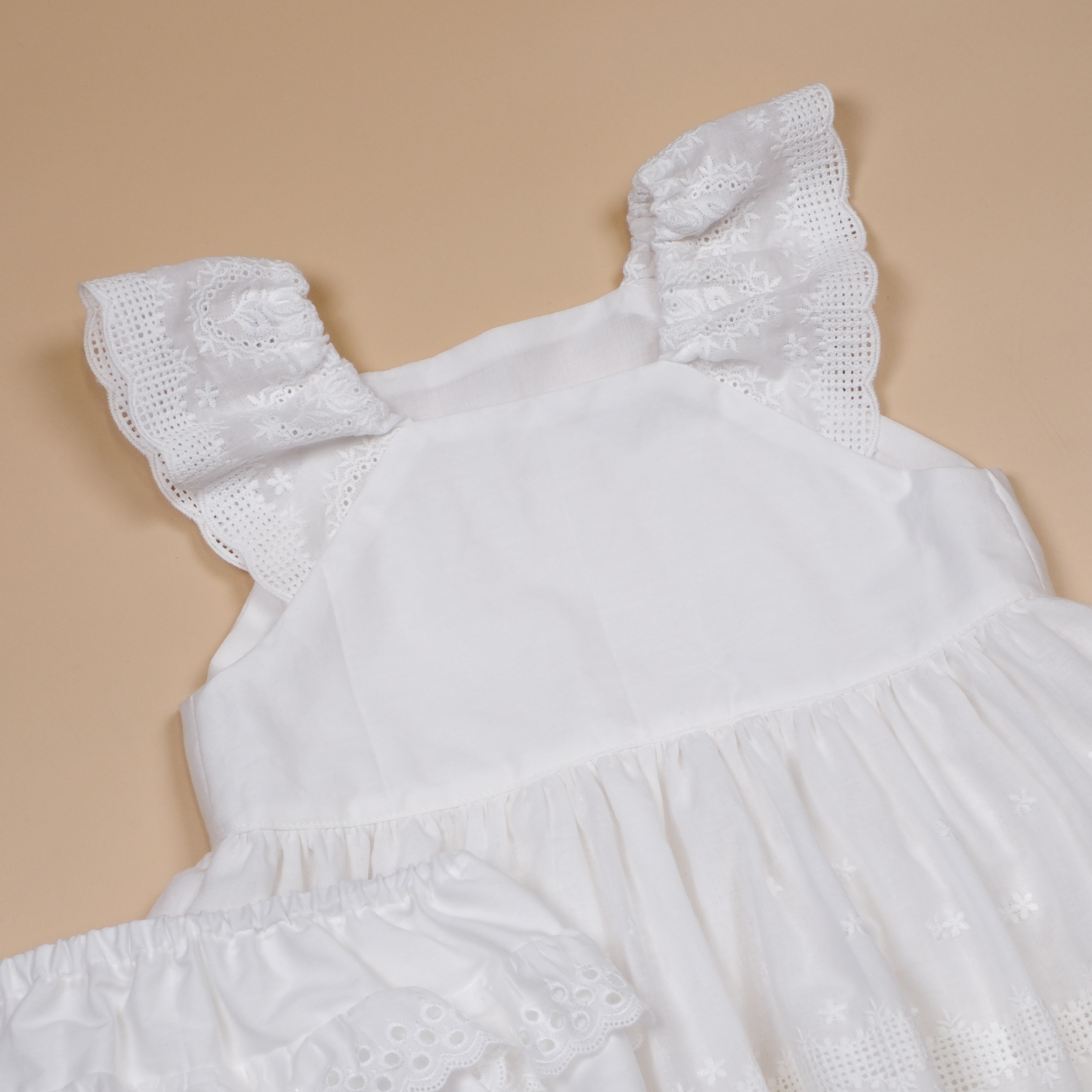 棉花甜系列 ❖ 蕾絲玫瑰 ❖ 飛袖洋裝