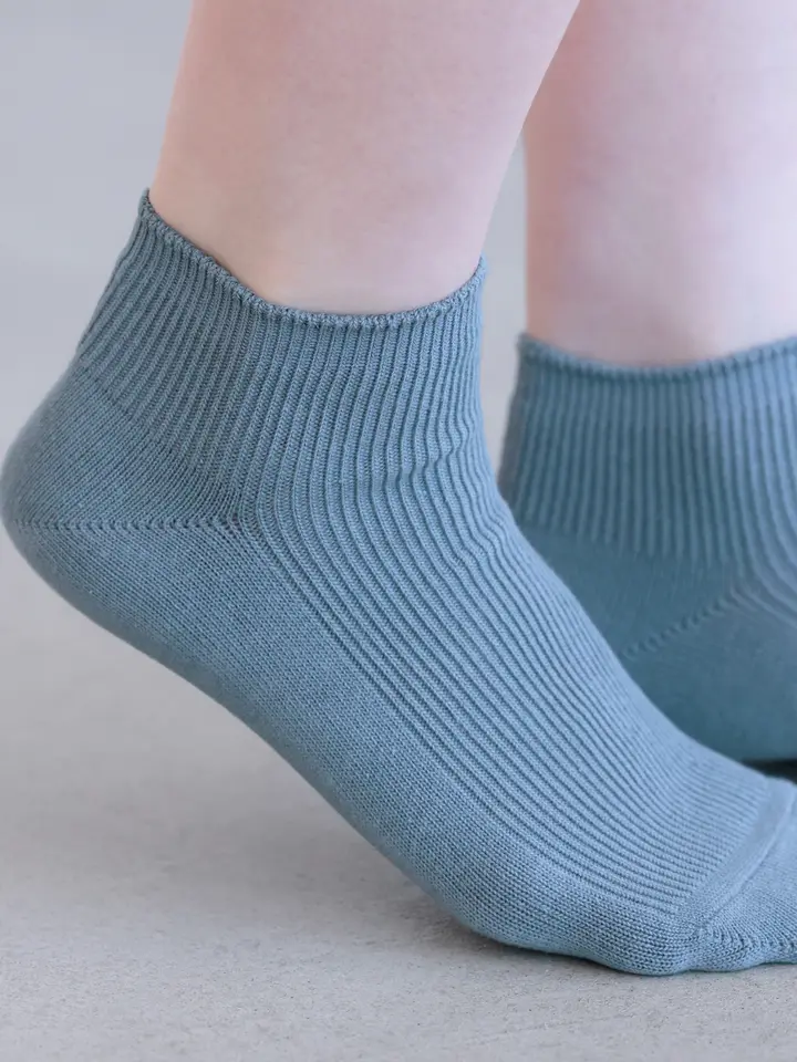 [連線優惠] 靴下屋 素色羅紋短襪