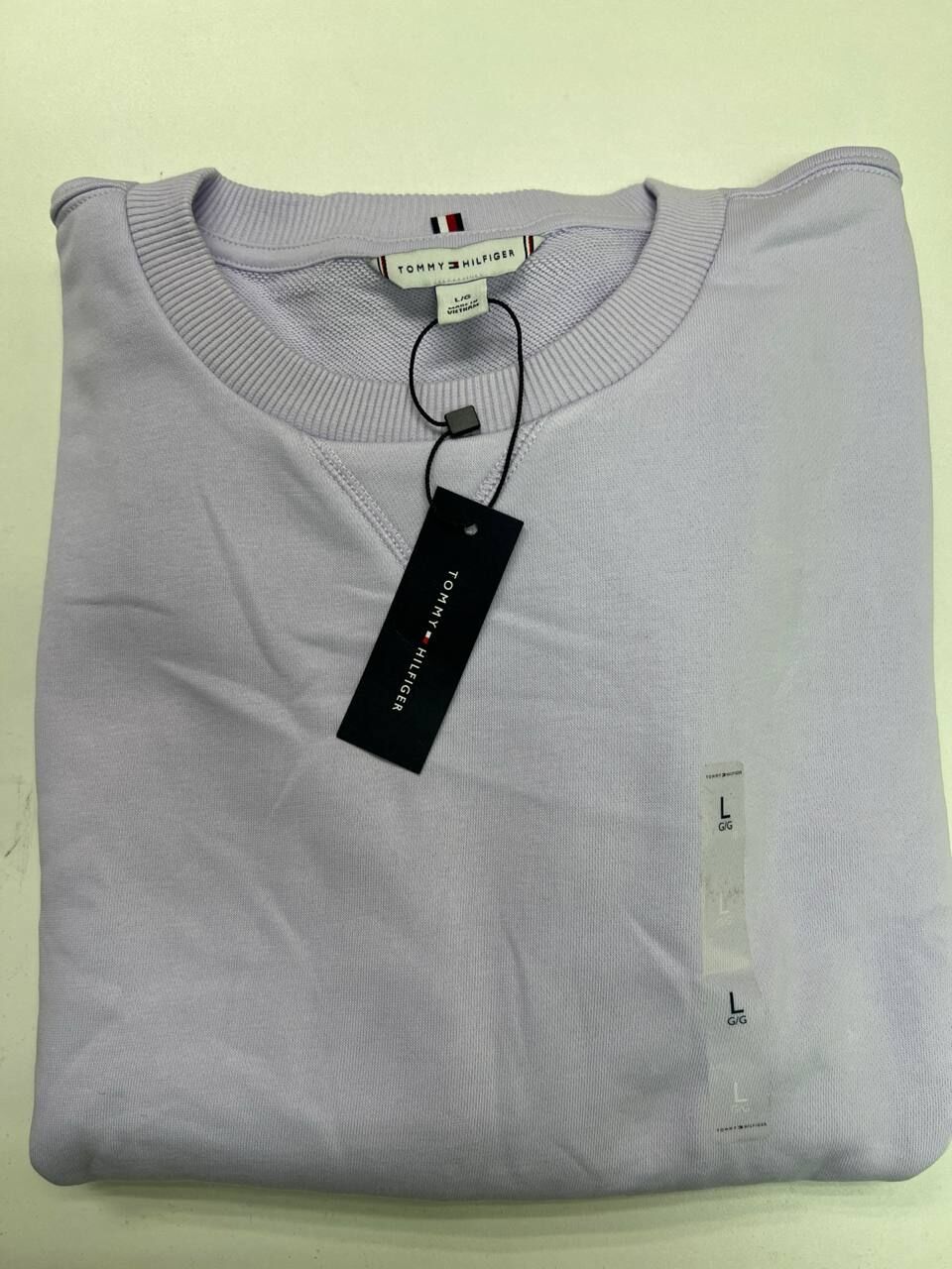 [S] TOMMY HILFIGER PURPLE SWEATSHIRT, XW05200-500 (STH1395)