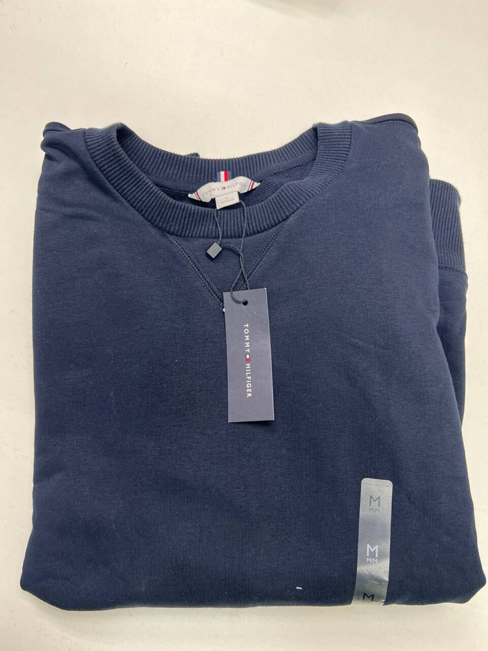 [S] TOMMY HILFIGER NAVY SWEATSHIRT, XW05200-400 (STH1396)