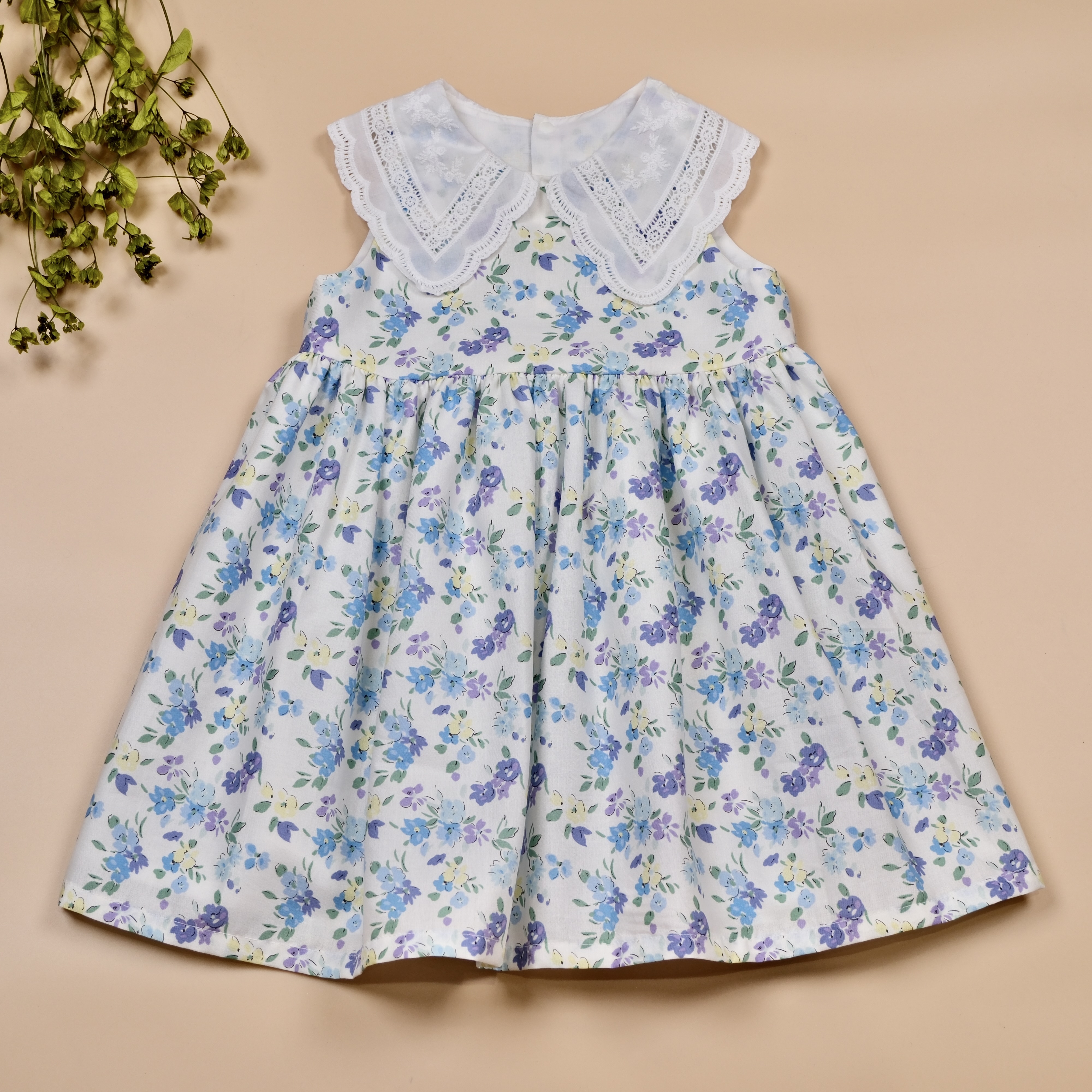 仲夏薰衣草🪻手作女童無袖洋裝