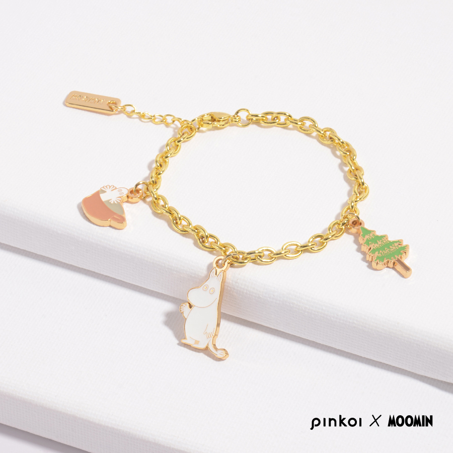 【Pinkoi × Moomin】ムーミン 友情ブレスレット / ムーミントロール＆ツリー・スピリット