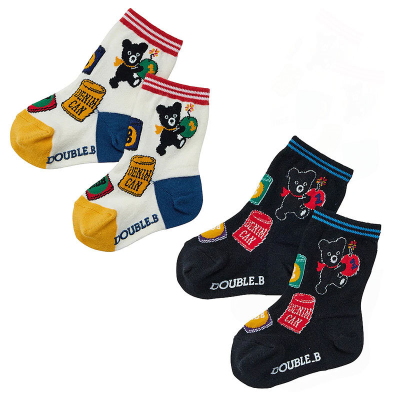 𝐌𝐢𝐤𝐢 𝐇𝐨𝐮𝐬𝐞 黑熊中筒襪