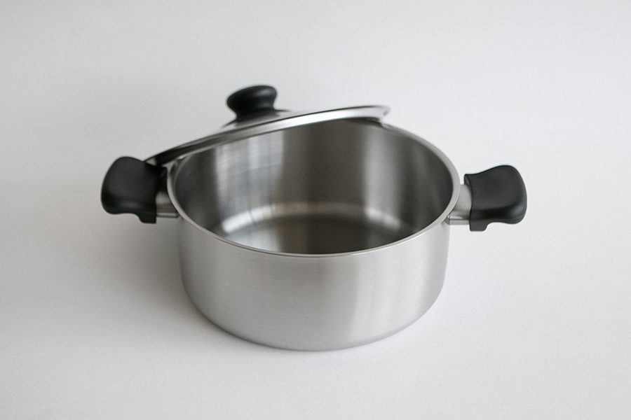 柳宗理 - 不鏽鋼兩手鍋淺型22cm / 附蓋