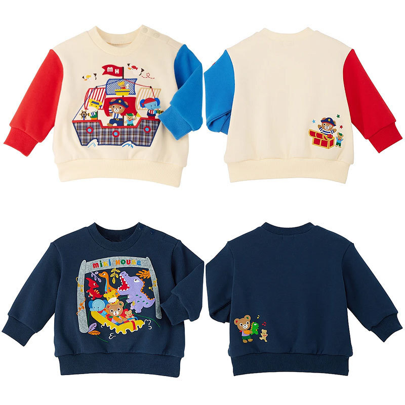 𝐌𝐢𝐤𝐢 𝐇𝐨𝐮𝐬𝐞 熊熊恐龍航海貼布衛衣