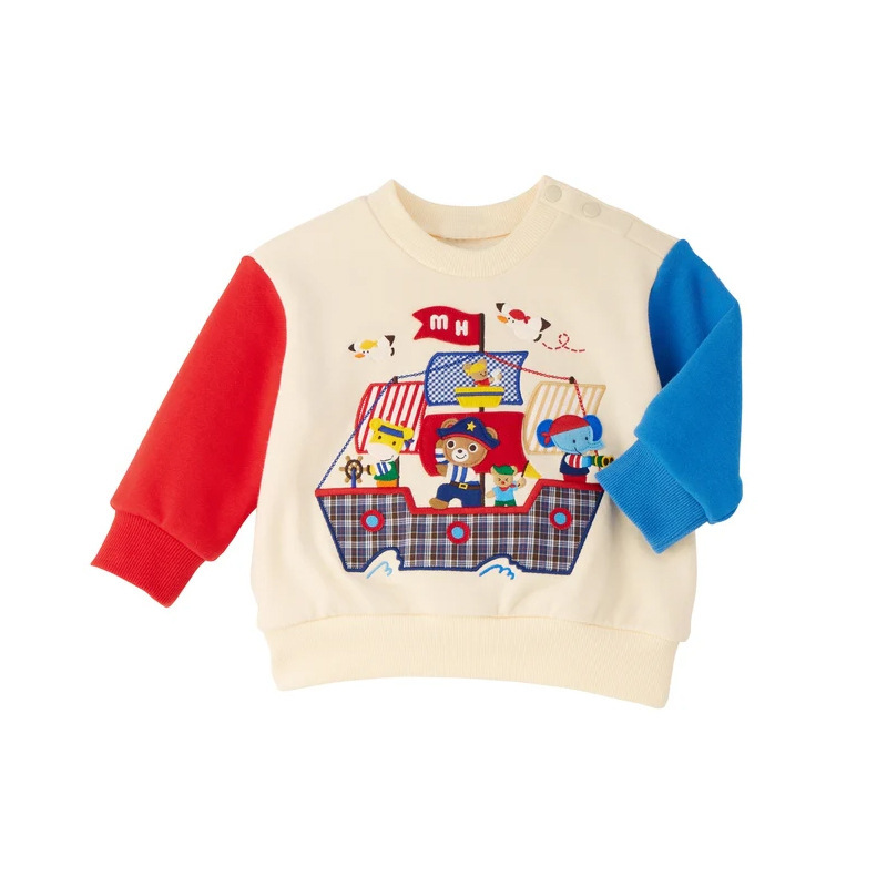 𝐌𝐢𝐤𝐢 𝐇𝐨𝐮𝐬𝐞 熊熊恐龍航海貼布衛衣