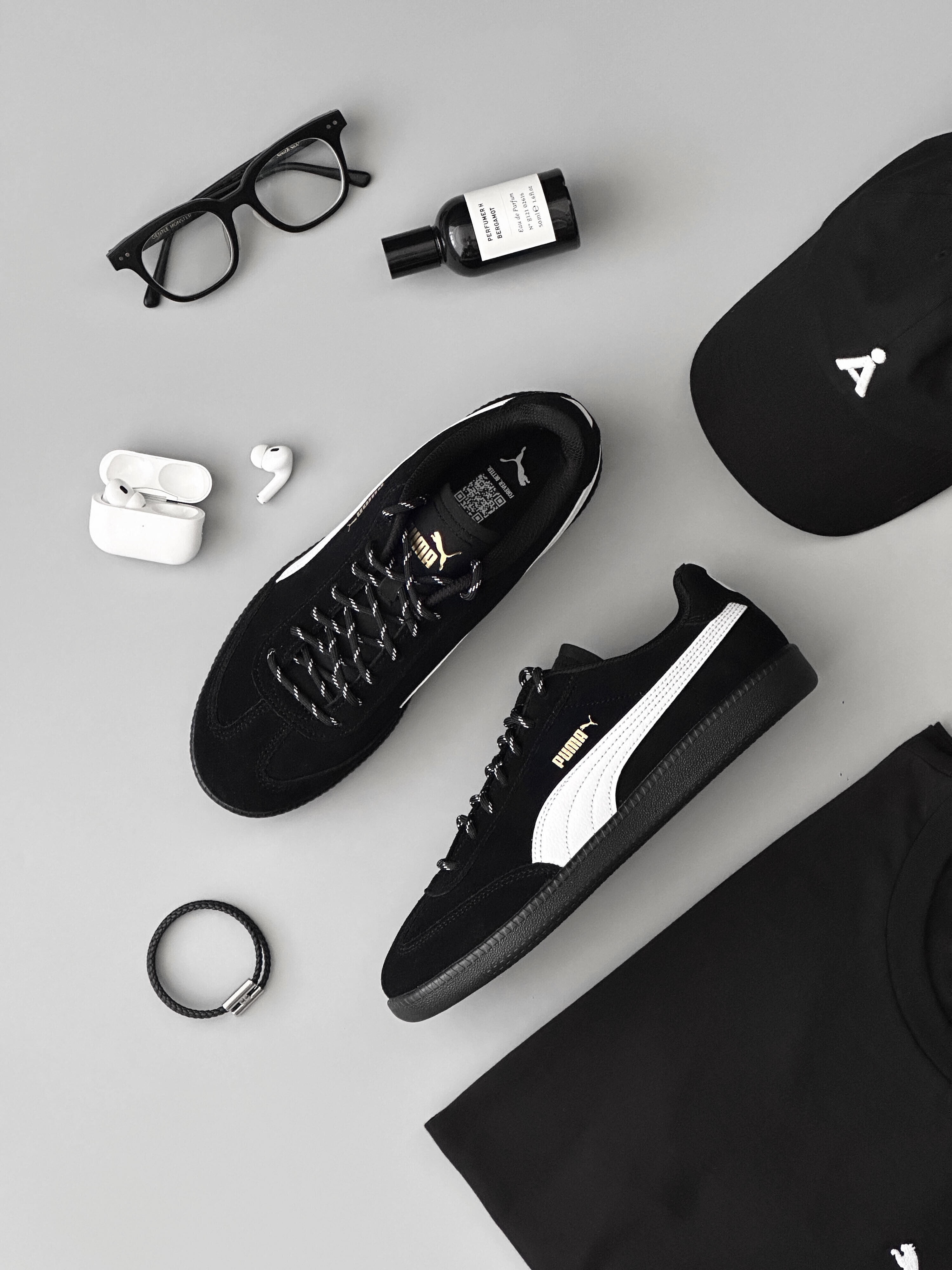 PUMA 9-T 黑白色 黑白 復古 德訓鞋 薄底鞋 板鞋 406756-05/預購