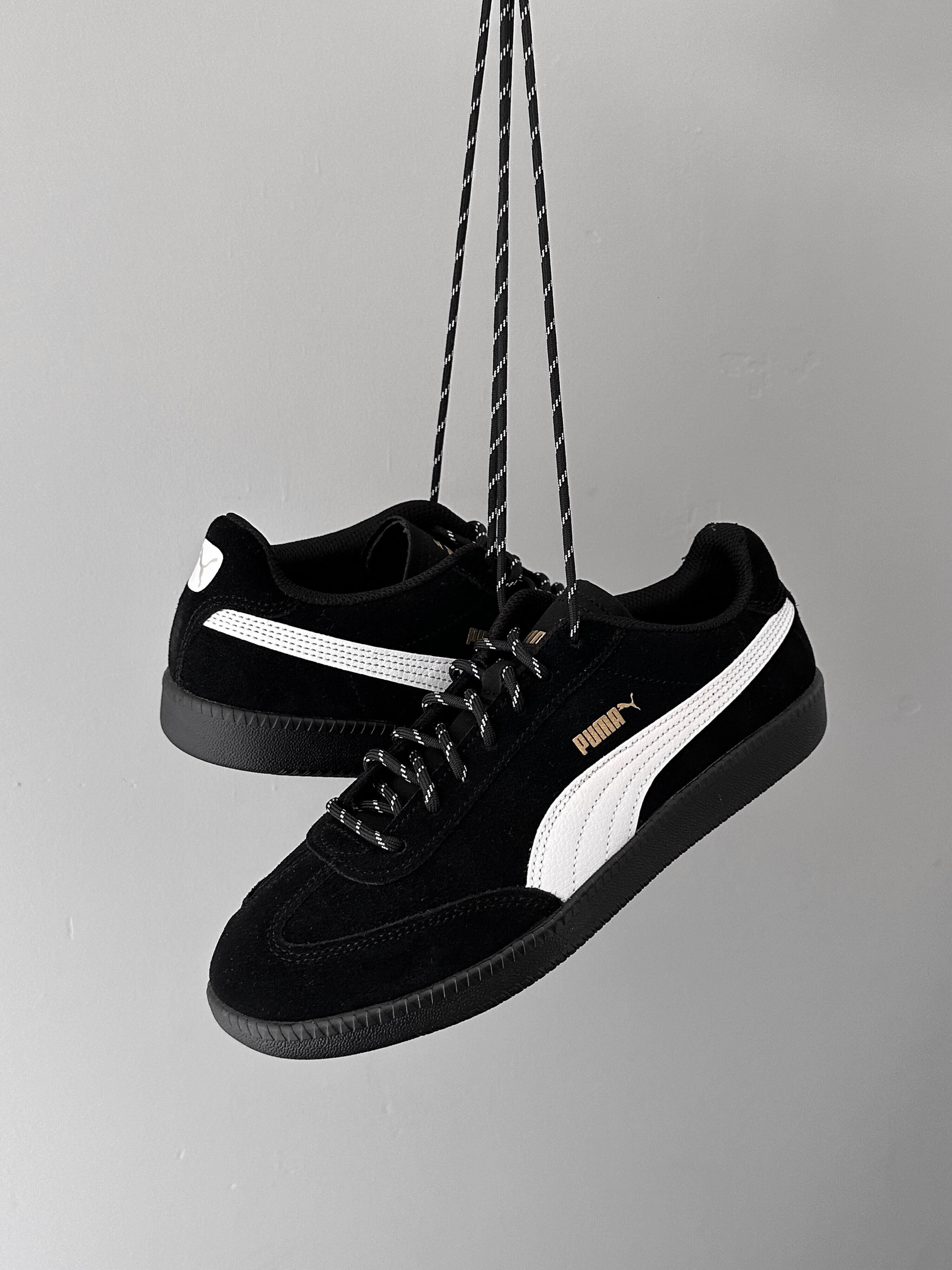 PUMA 9-T 黑白色 黑白 復古 德訓鞋 薄底鞋 板鞋 406756-05/預購