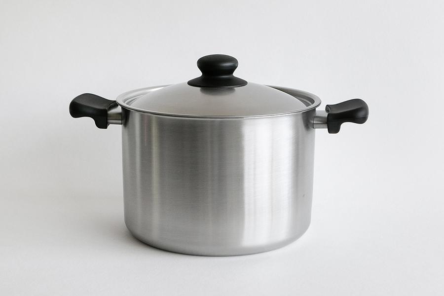 柳宗理-不鏽鋼兩手鍋深型22cm / 附蓋