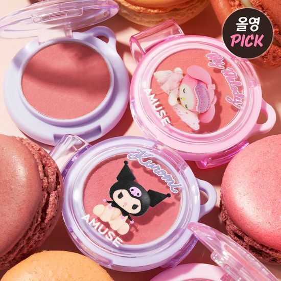 AMUSE x MY MELODY & KUROMI - Powder Lip & Cheek