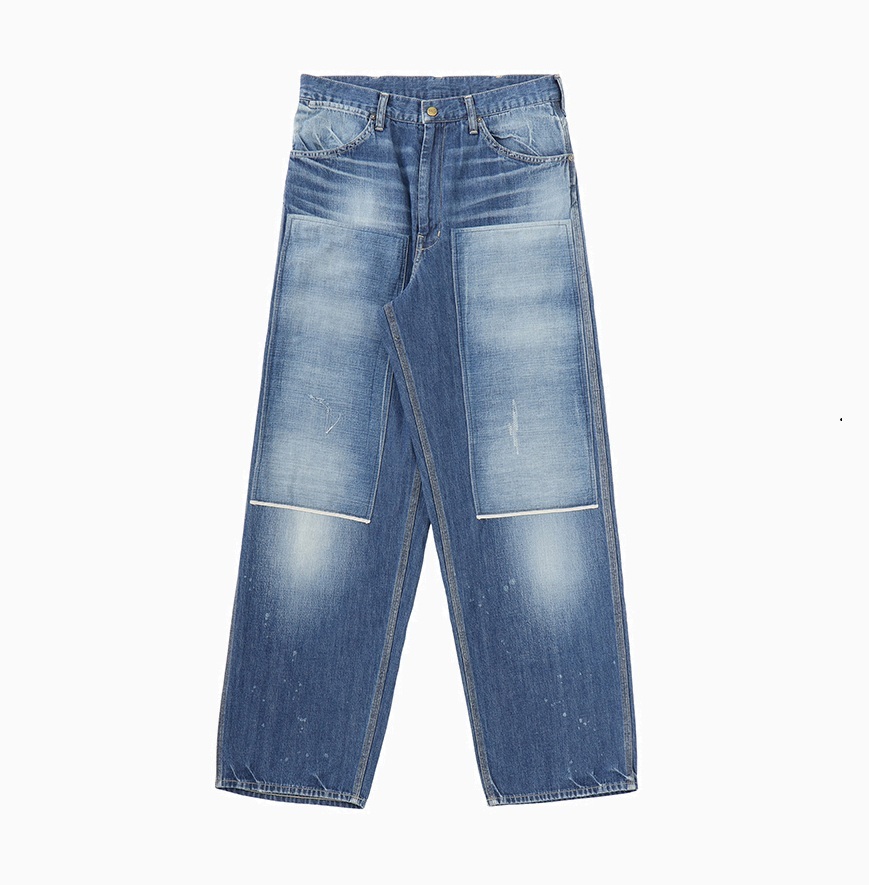 ON SALE: VISVIM 2025 SOCIAL SCULPTURE CARPENTER PANTS DMGD - SIZE 2 = W32 IN STOCK NOW (現貨發售中)