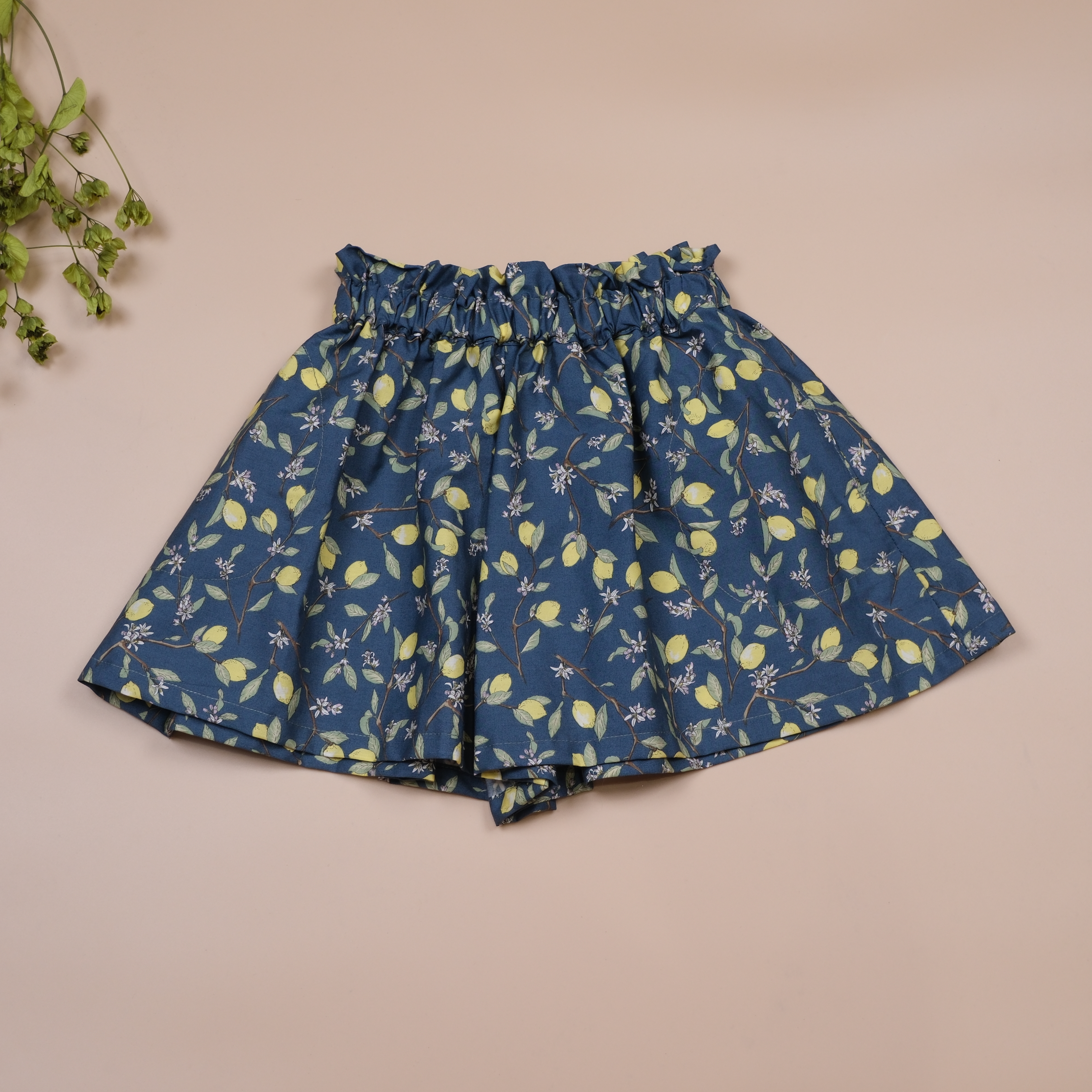 檸檬樹 ◈ 女童棉質花布褲裙