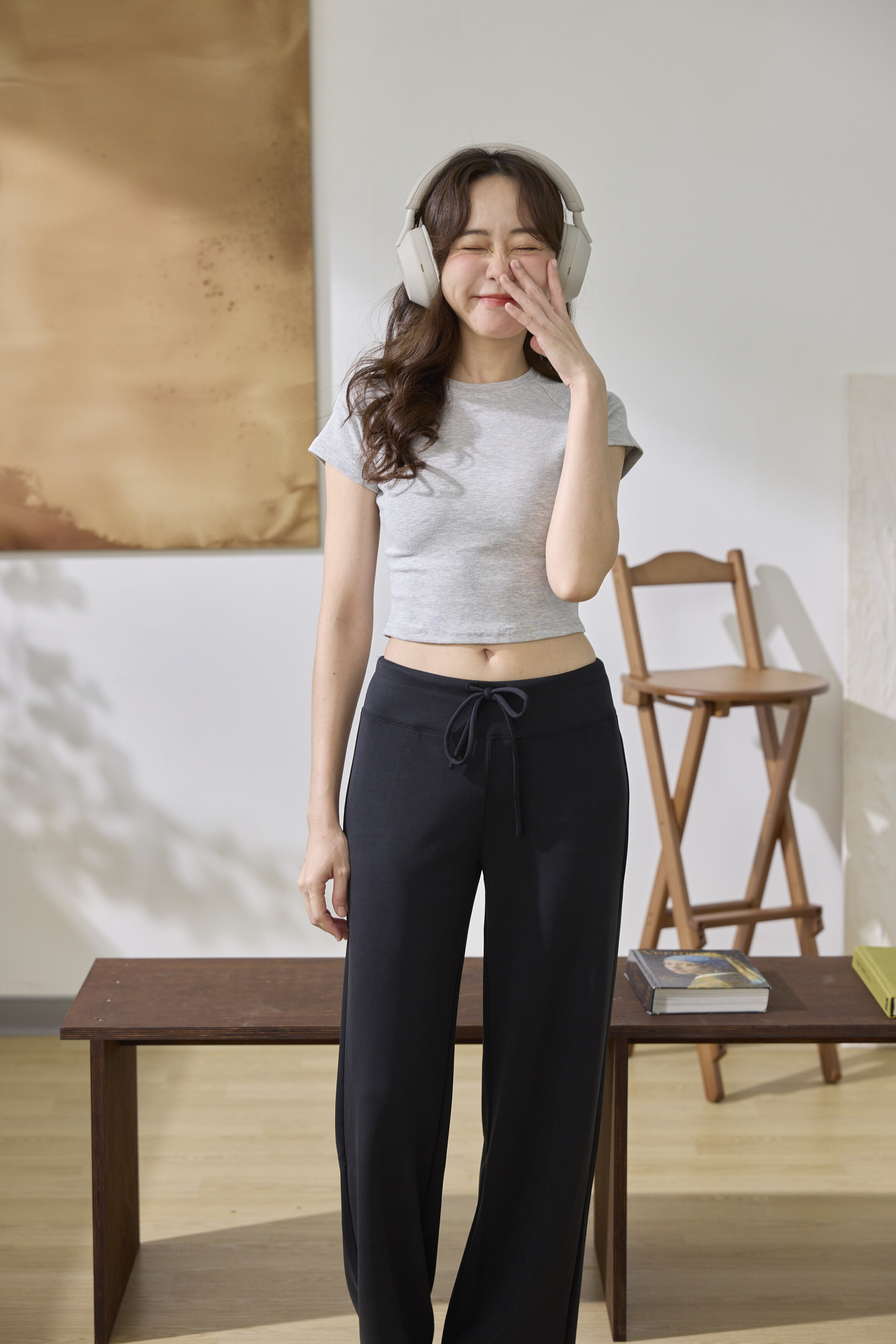 Black Label- -3kg低腰黑極細太空棉神褲