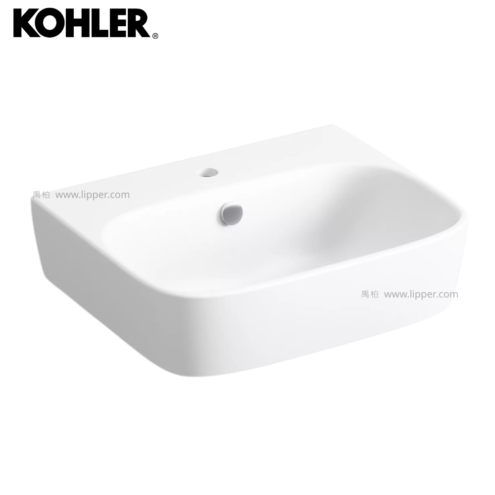 ★ 經銷精選優惠 ★ KOHLER ModernLife 壁掛式面盆(55cm) K-77767K-1-0