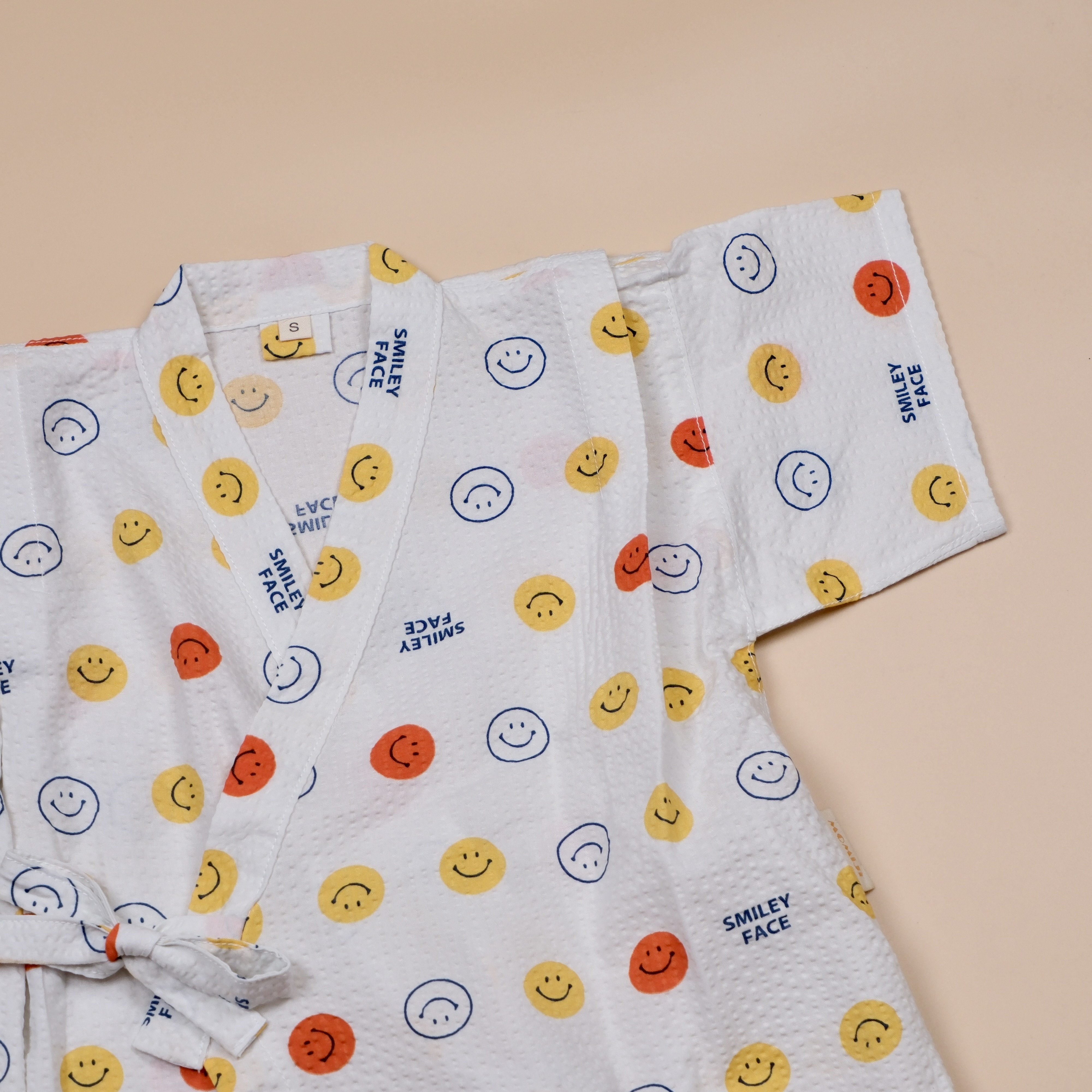 手作嬰幼童連身甚平 ❀ 微笑笑臉Happy Smile