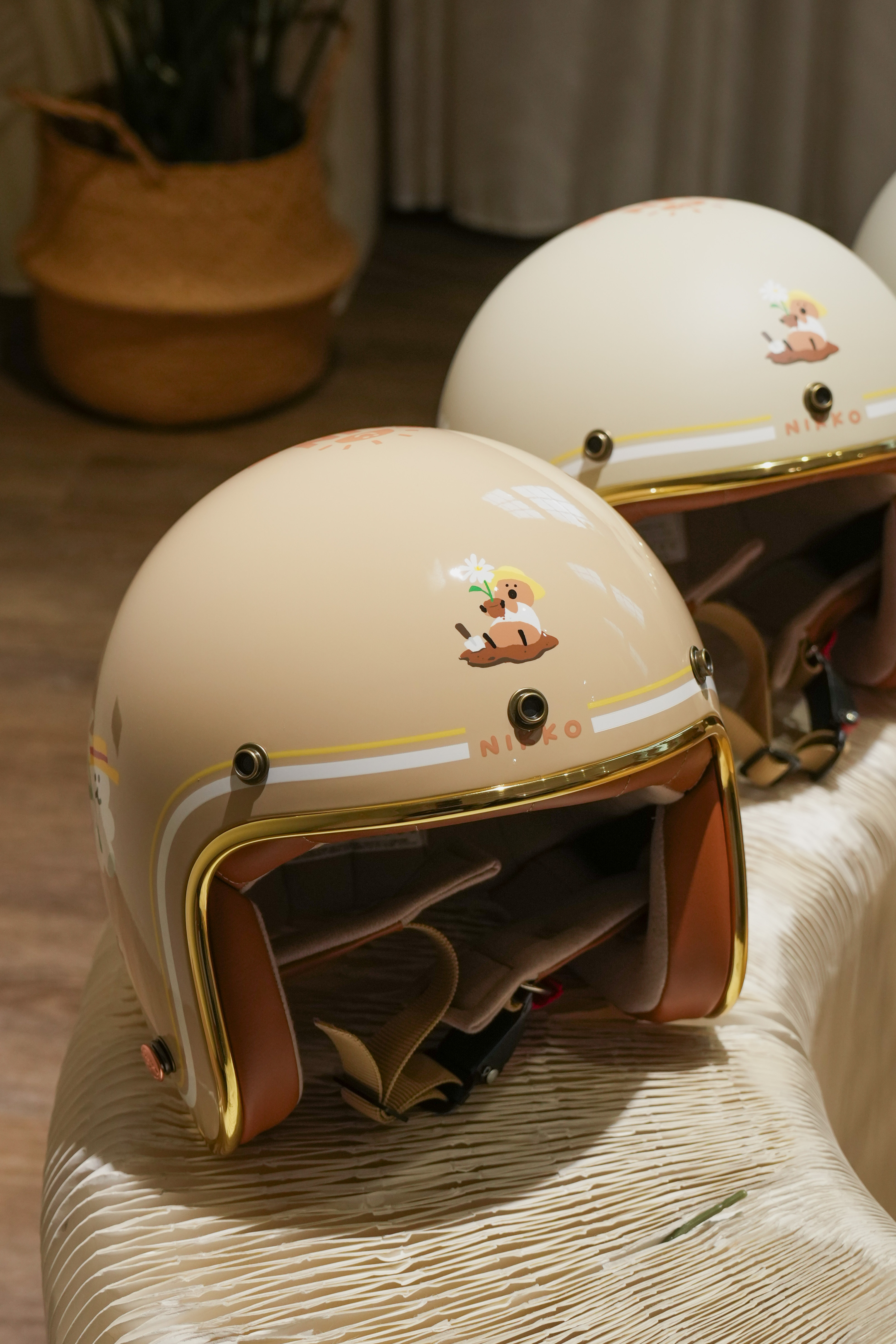 社團客訂 (9/29關閉賣場) Dinotaeng x NIKKO 正版聯名 Quokka BOBO 安全帽 經典復古帽