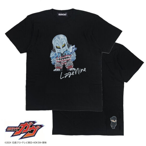 237715 Pbandai 預訂 2025/11月 仮面ライダーガヴ　デフォルメTシャツ　ラーゲ9＆黒い帽子