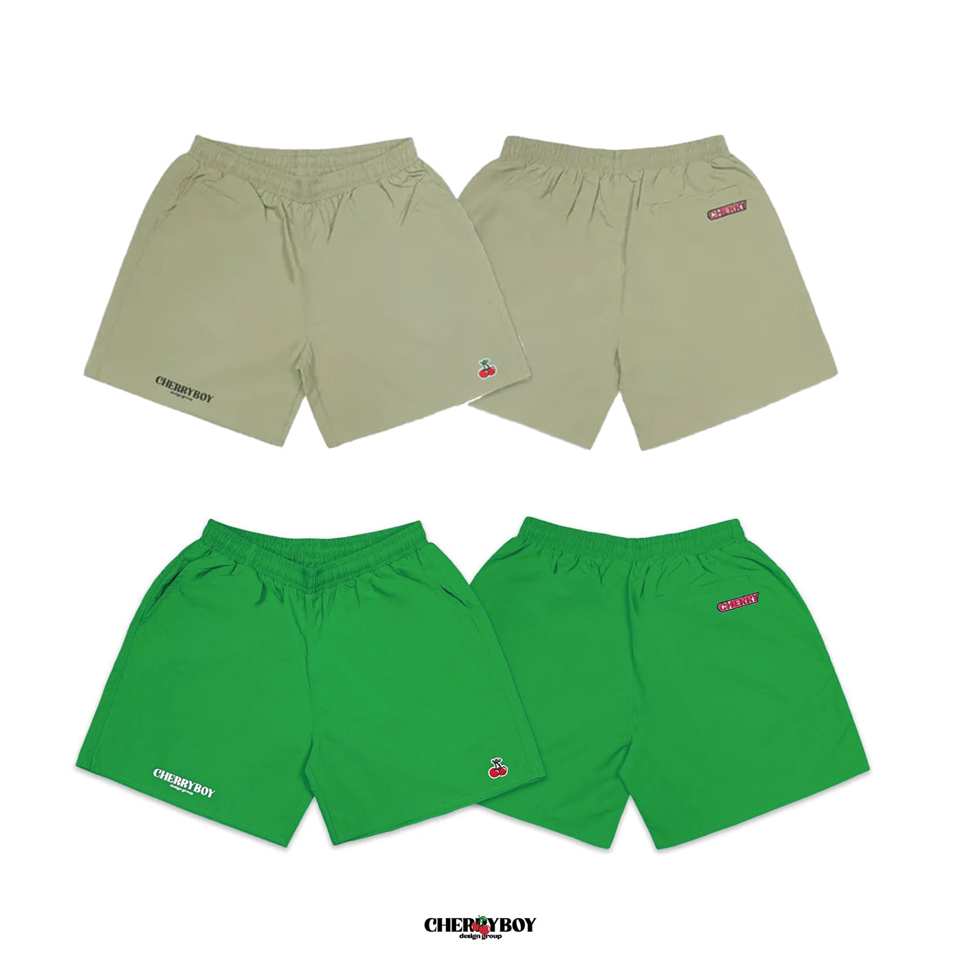 CHERRYBOY FULL PATTERN SHORTS【CB24011】