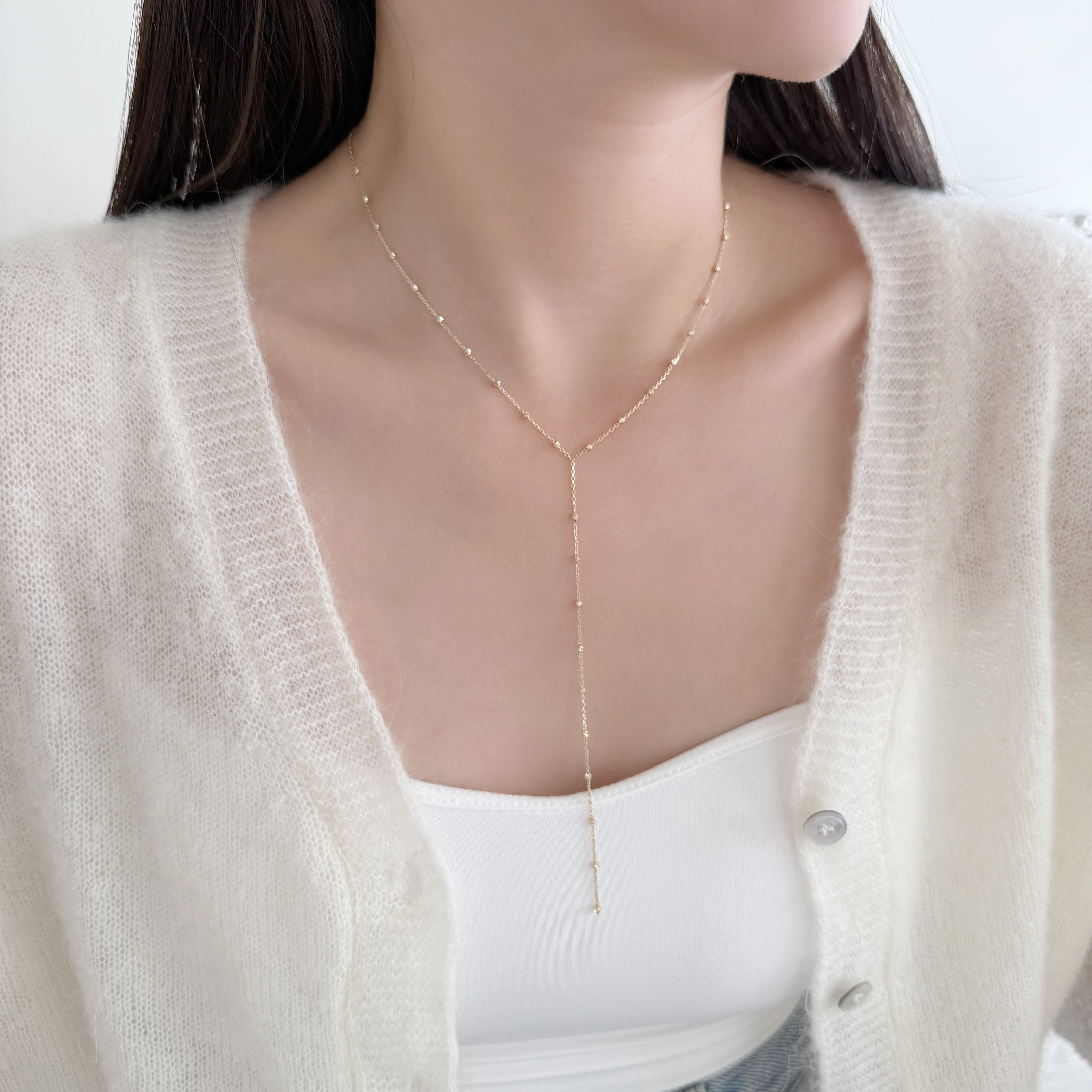 簡約cutting ball 奶溝鏈