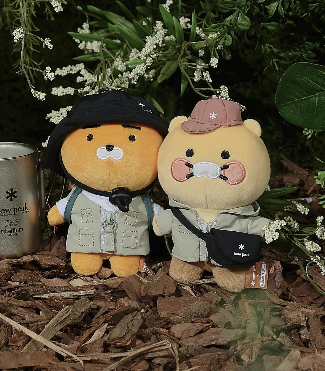 "現貨" SNOW PEAK × Kakao Friends聯名 Kakao Friends 娃娃鑰匙圈