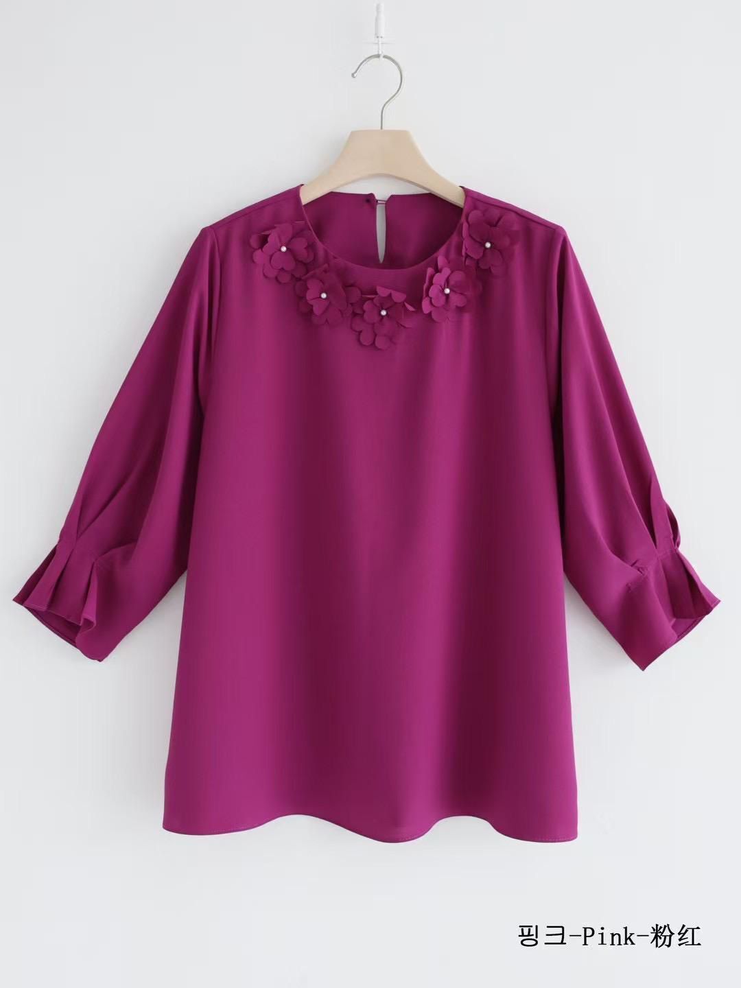 韓國立體花 Gate top~104T