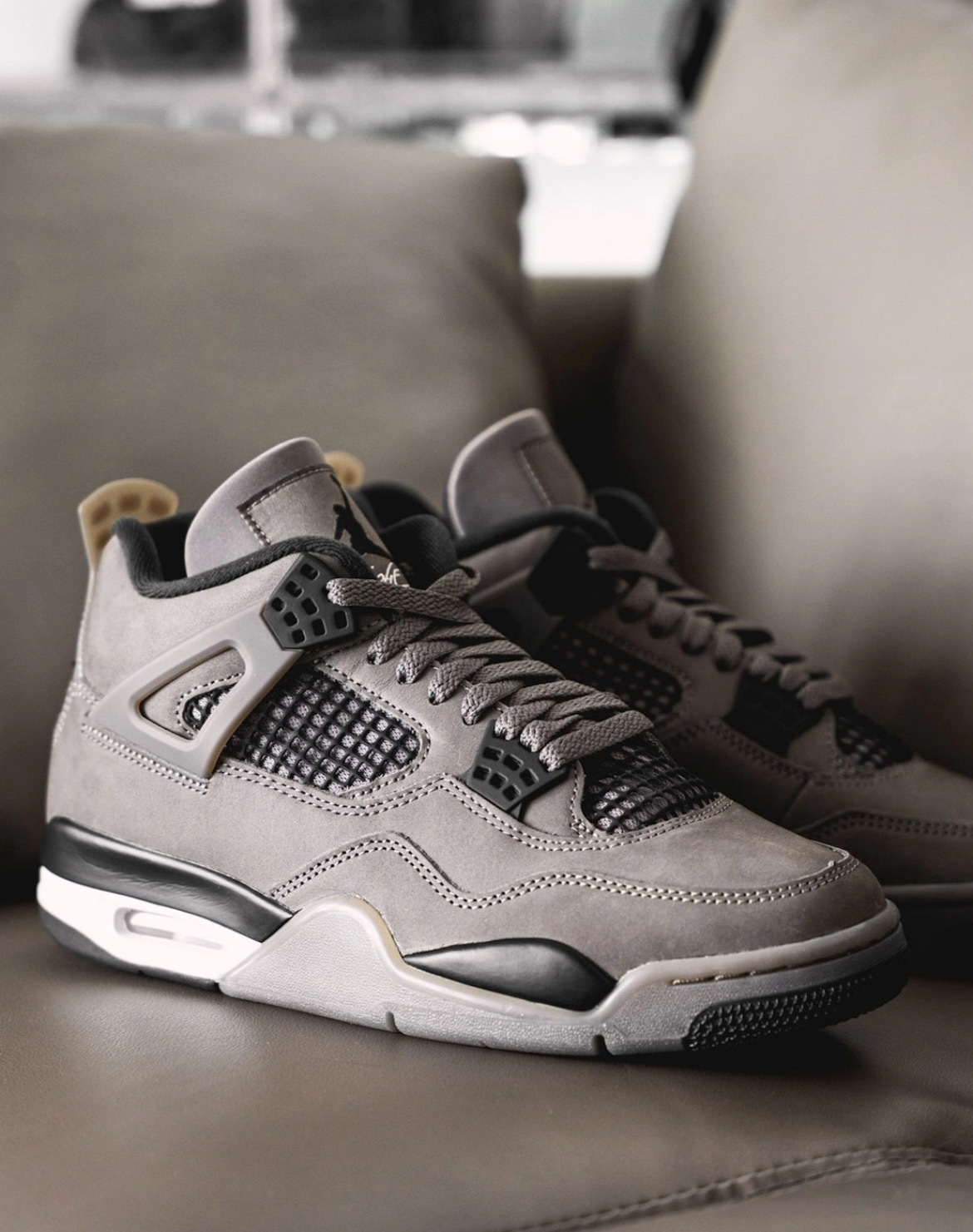 男鞋 NIKE AIR JORDAN 4 RETRO 'Cave Stone and Black' 棕 拼接 復古 籃球鞋【FV5029-200】AJ4