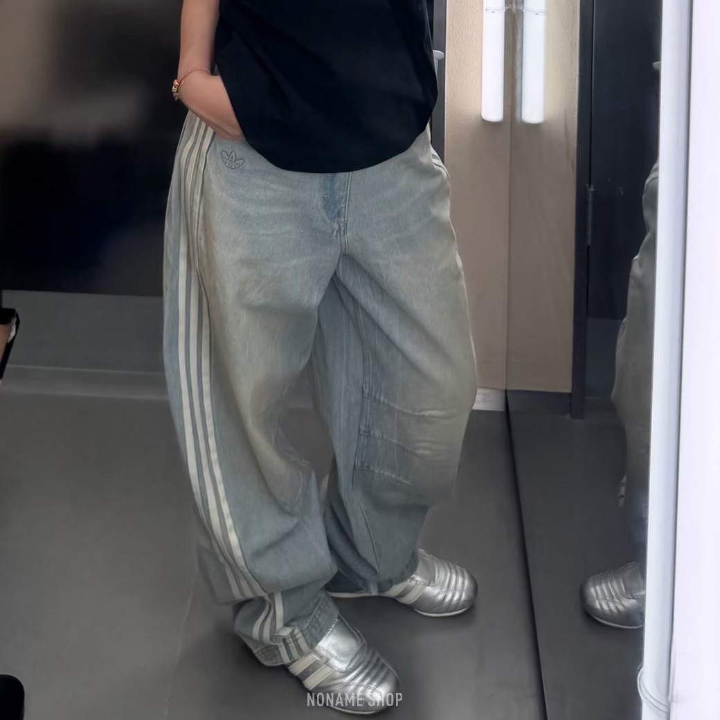 ADIDAS ADILENIUM SEASON 3 三線 牛仔 長褲 兩色 (男款)