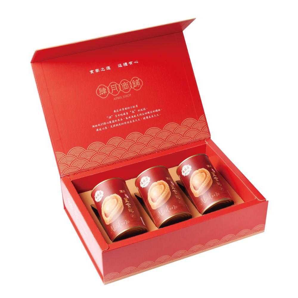 (箱購) 頂湯 紅燒皇金鮑魚  (2入/3入)  禮盒 x 6盒/箱