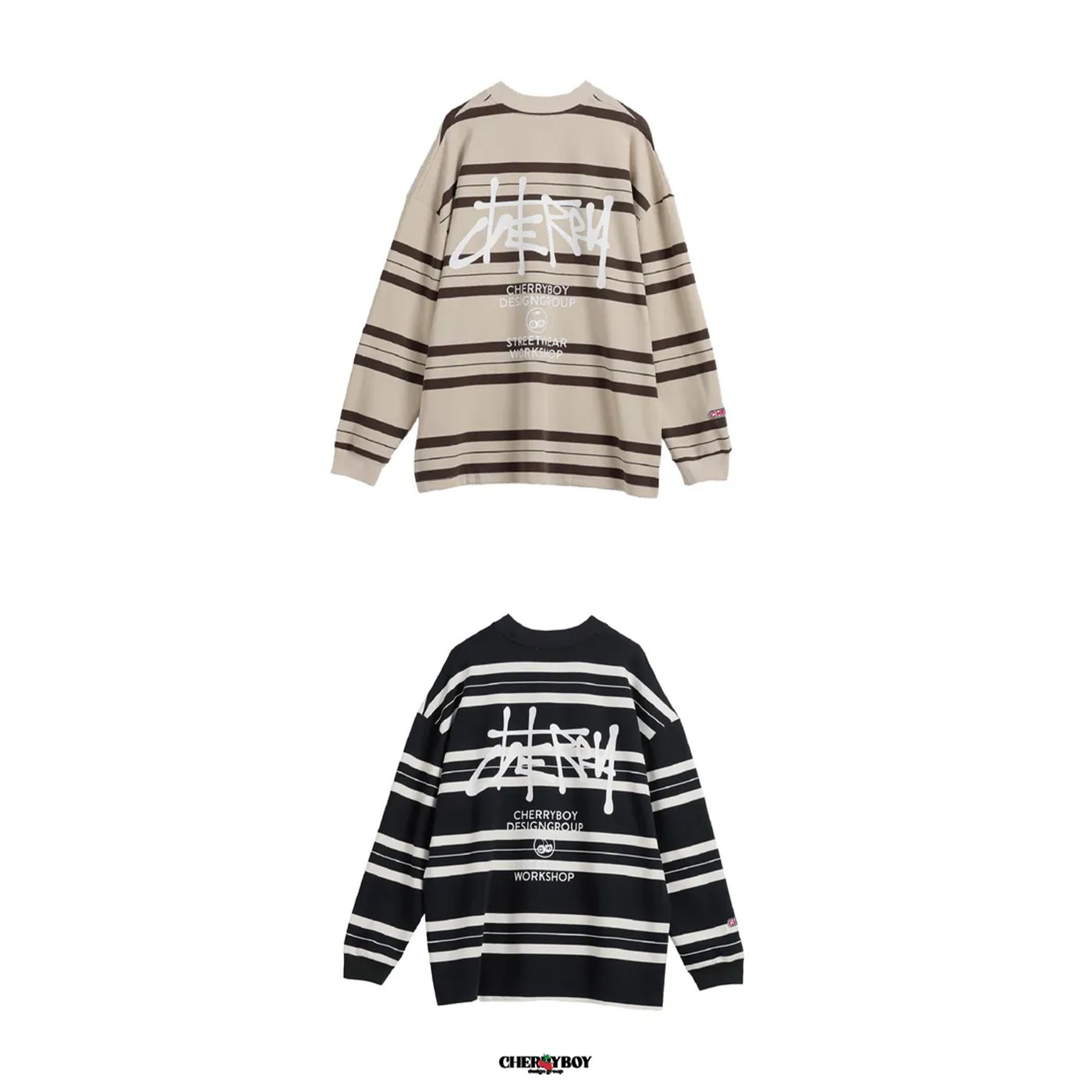 CHERRYBOY HORIZON LS TEE【CB24032】