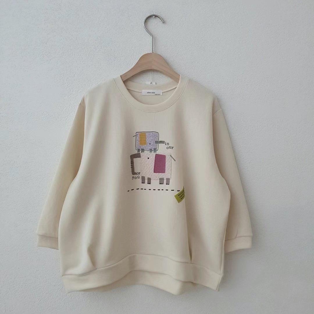 韓國公仔圖Olive coco top ~104I